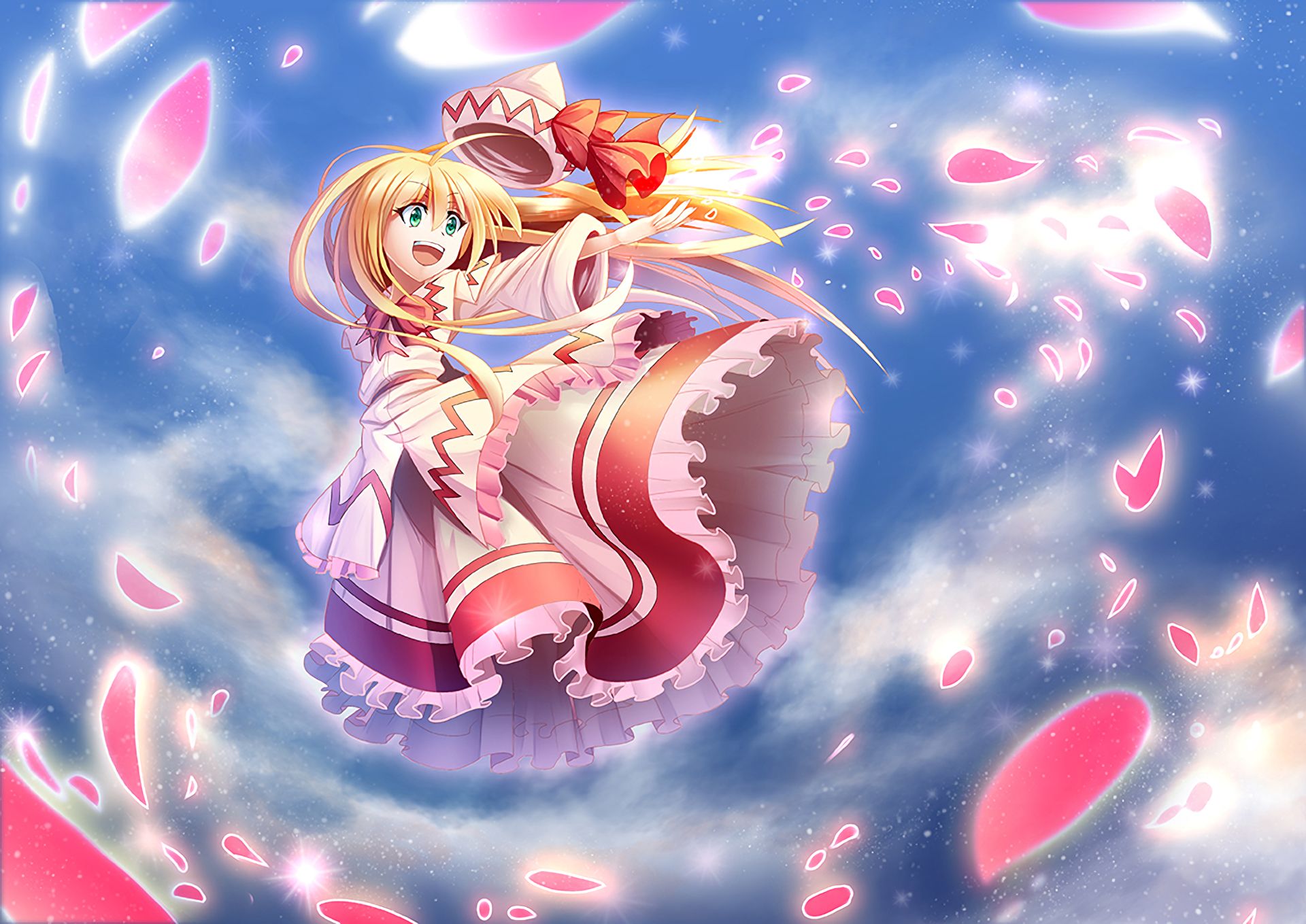 Download mobile wallpaper Anime, Touhou, Lily White for free.