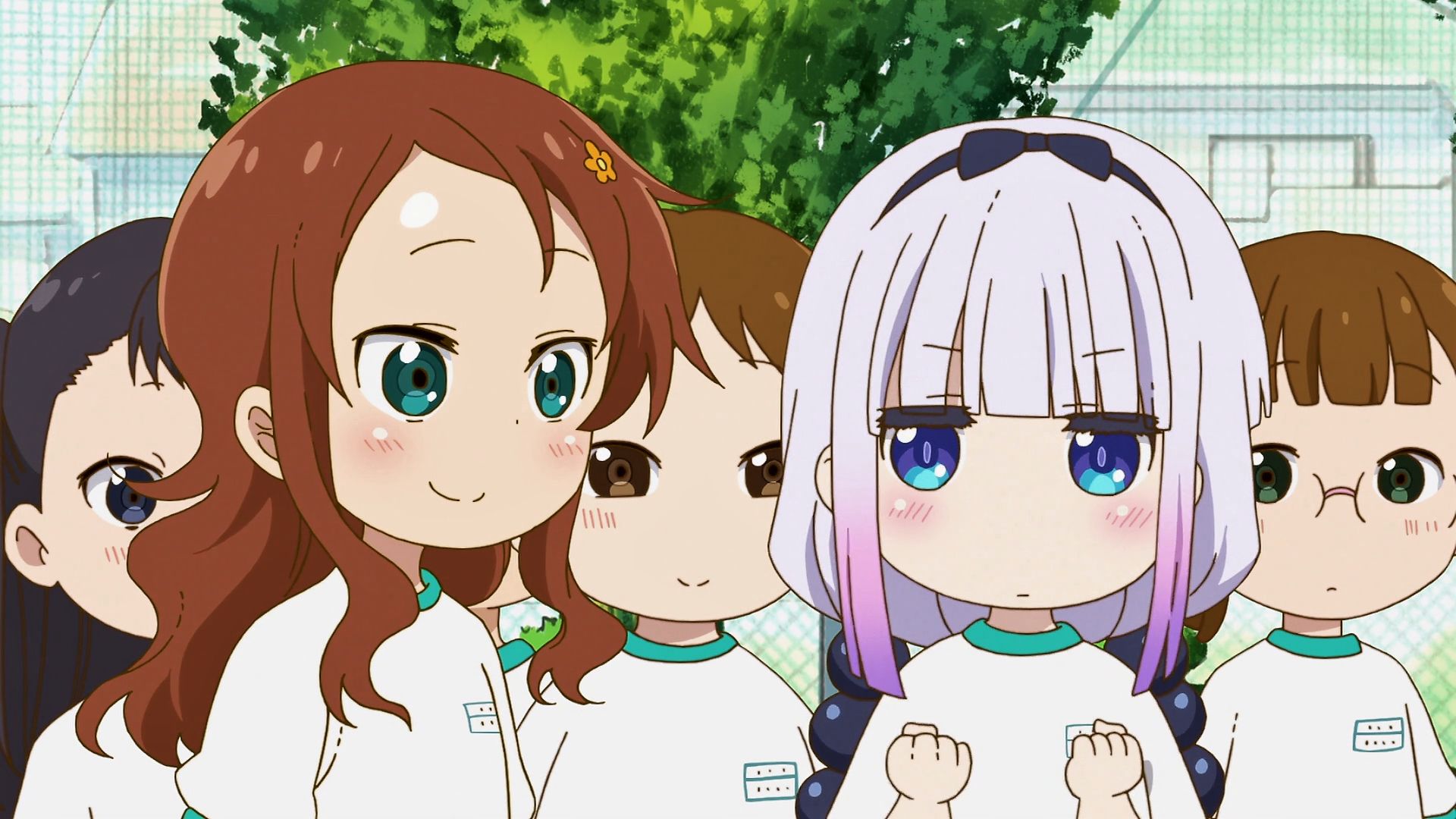 Free download wallpaper Anime, Miss Kobayashi's Dragon Maid, Kanna Kamui, Riko Saikawa on your PC desktop