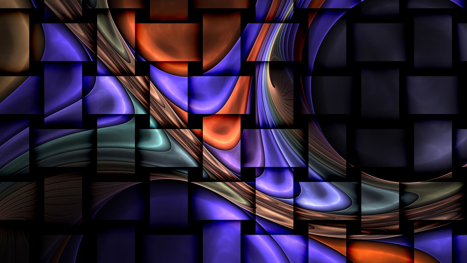 Free download wallpaper Abstract, Fractal, Colors, Square on your PC desktop