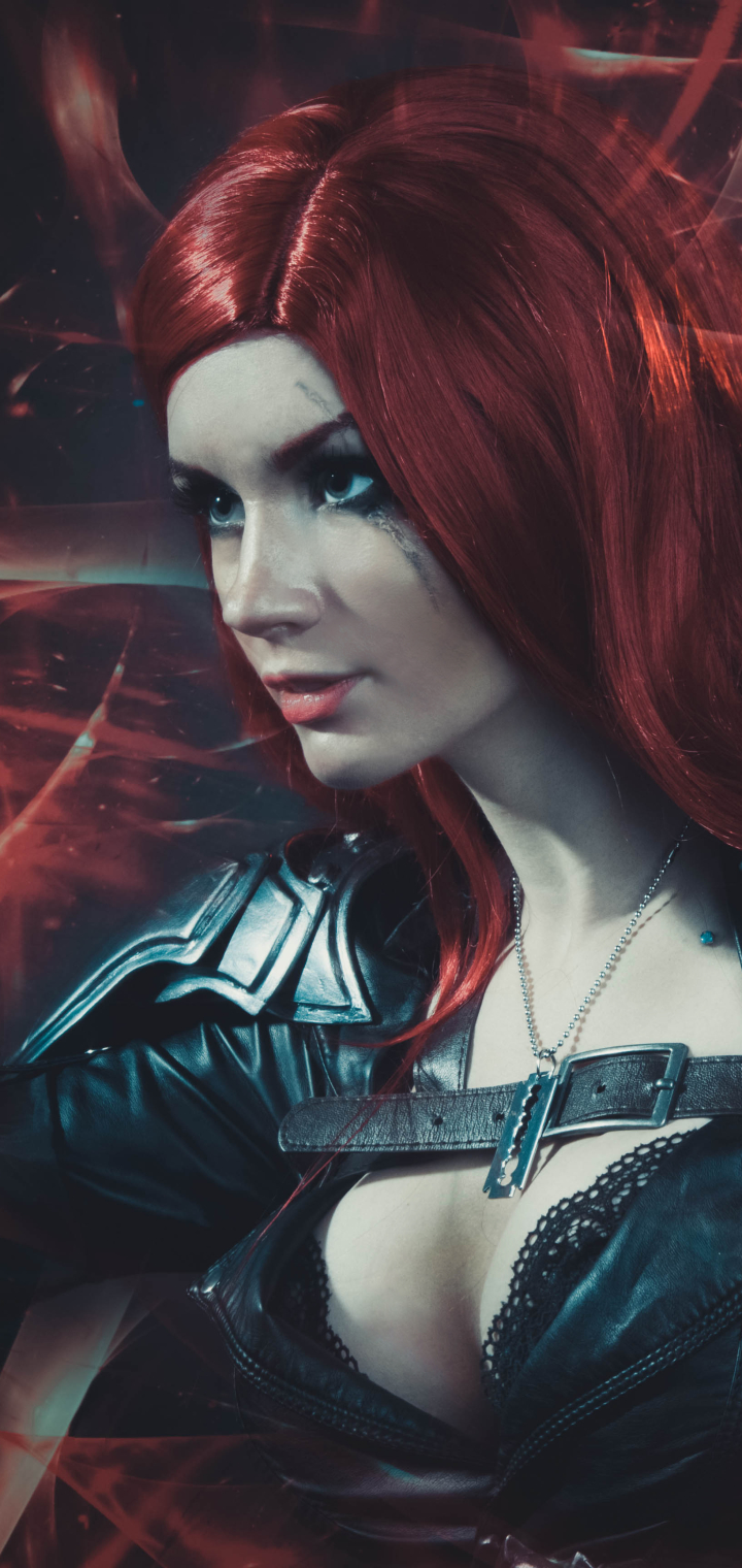 Baixar papel de parede para celular de Mulheres, Cosplay, Katarina (Liga Das Lendas), Liga Dos Lendários gratuito.