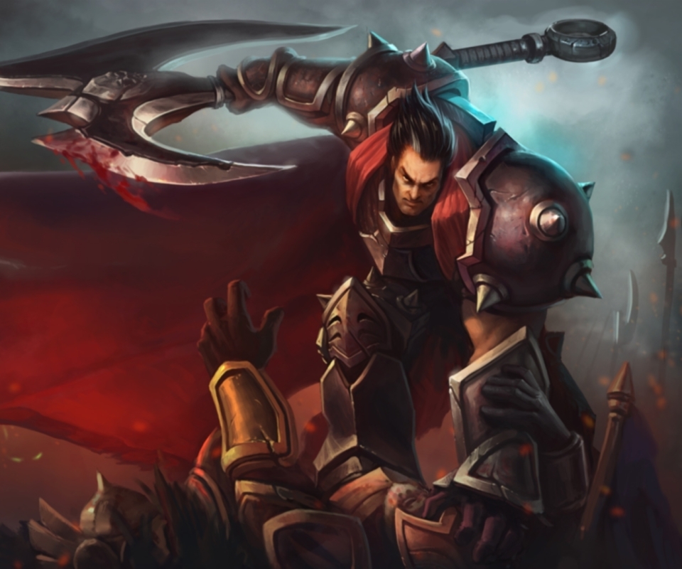 Download mobile wallpaper Fantasy, League Of Legends, Warrior, Knight, Soldier, Video Game, Darius (League Of Legends) for free.