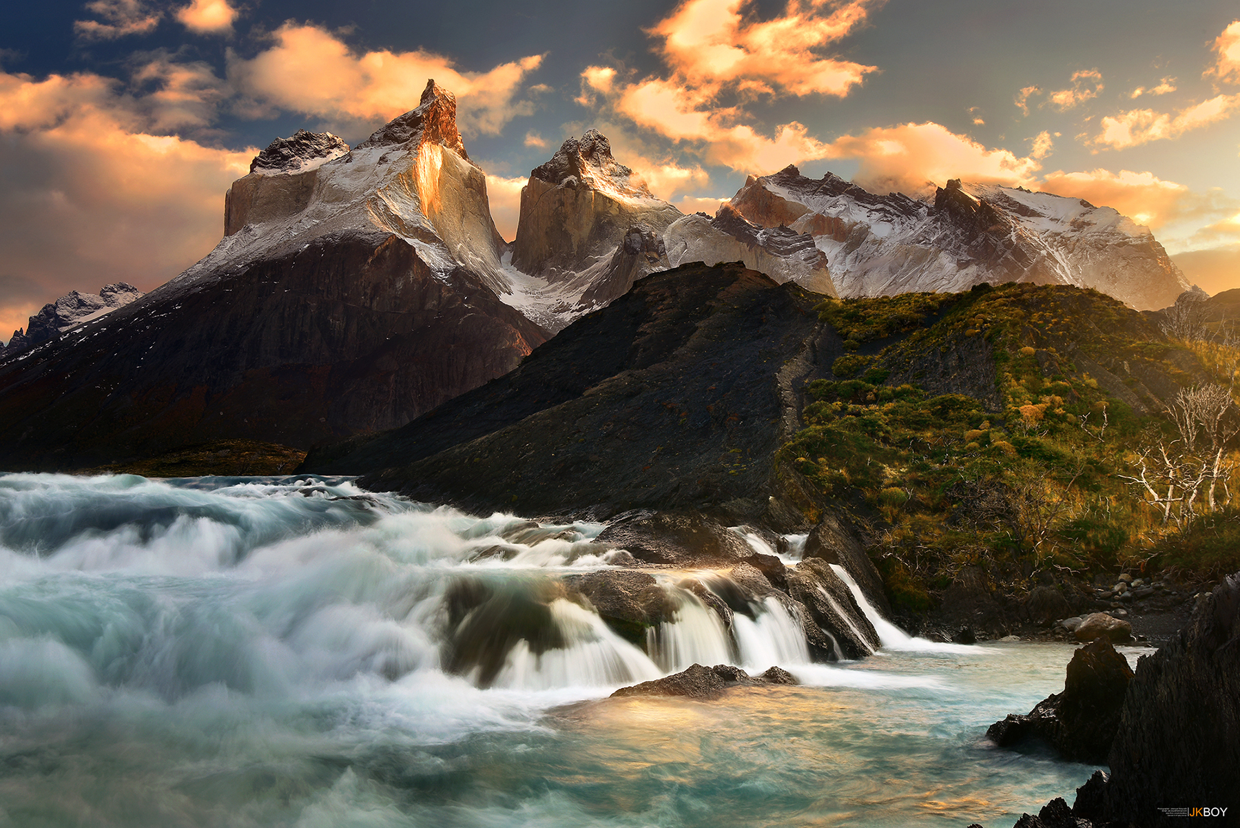 PCデスクトップに風景, 川, 滝, 山, 地球画像を無料でダウンロード