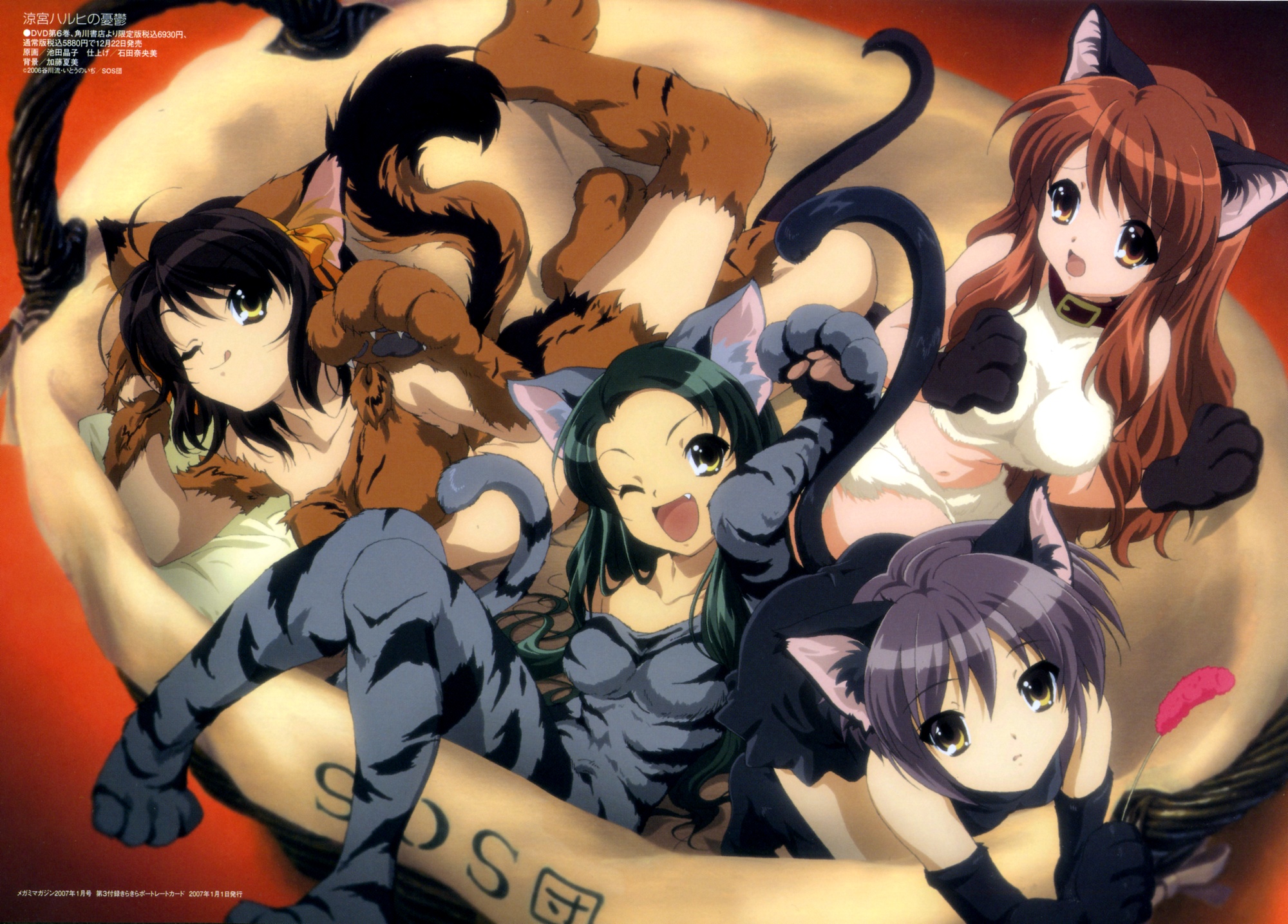 Descarga gratuita de fondo de pantalla para móvil de Animado, Haruhi Suzumiya, Suzumiya Haruhi No Yūutsu, Yuki Nagato, Mikuru Asahina, Tsuruya (Haruhi).