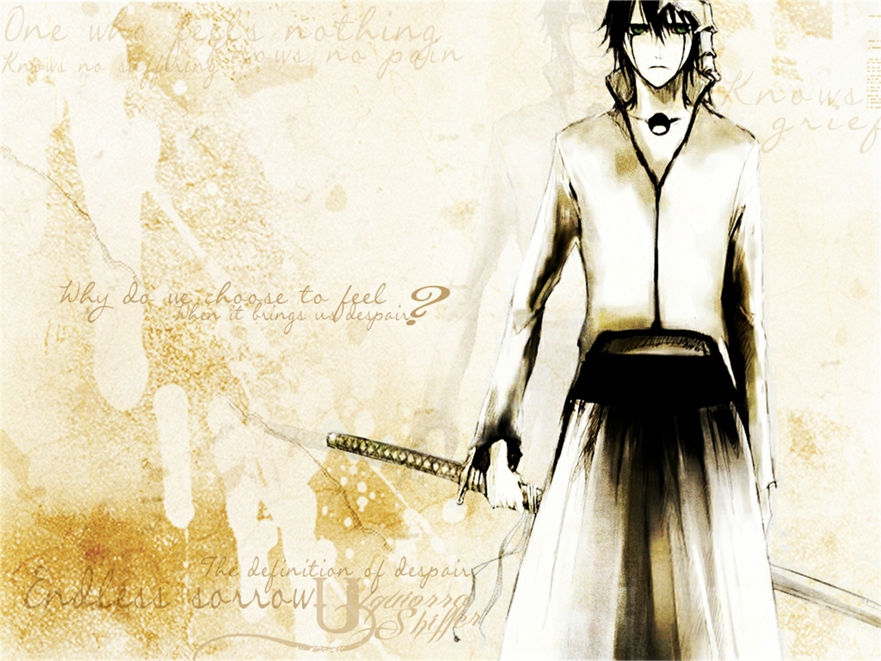 Handy-Wallpaper Bleach, Animes, Ulquiorra Cifer kostenlos herunterladen.