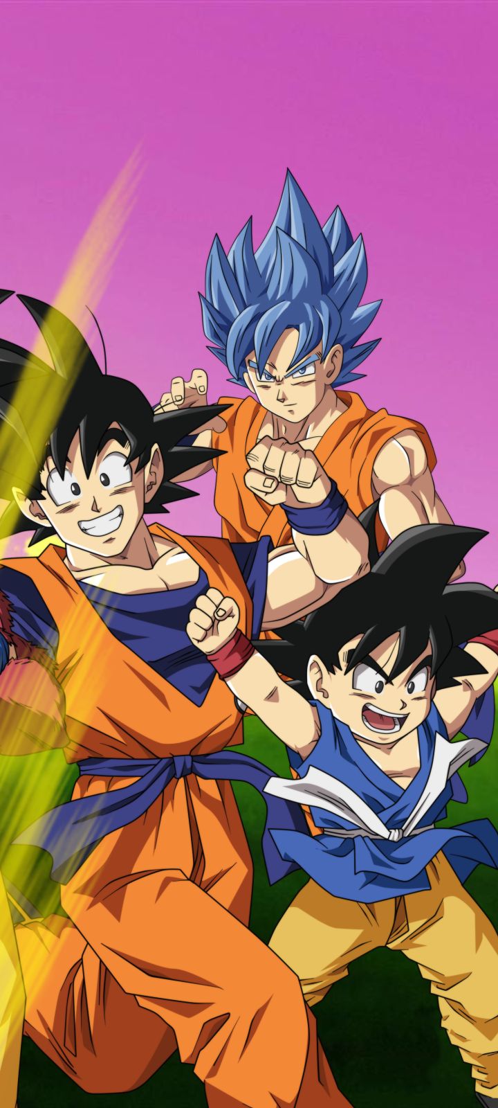 Descarga gratuita de fondo de pantalla para móvil de Dragon Ball Z, Esfera Del Dragón, Animado, Goku, Súper Saiyajin Azul.