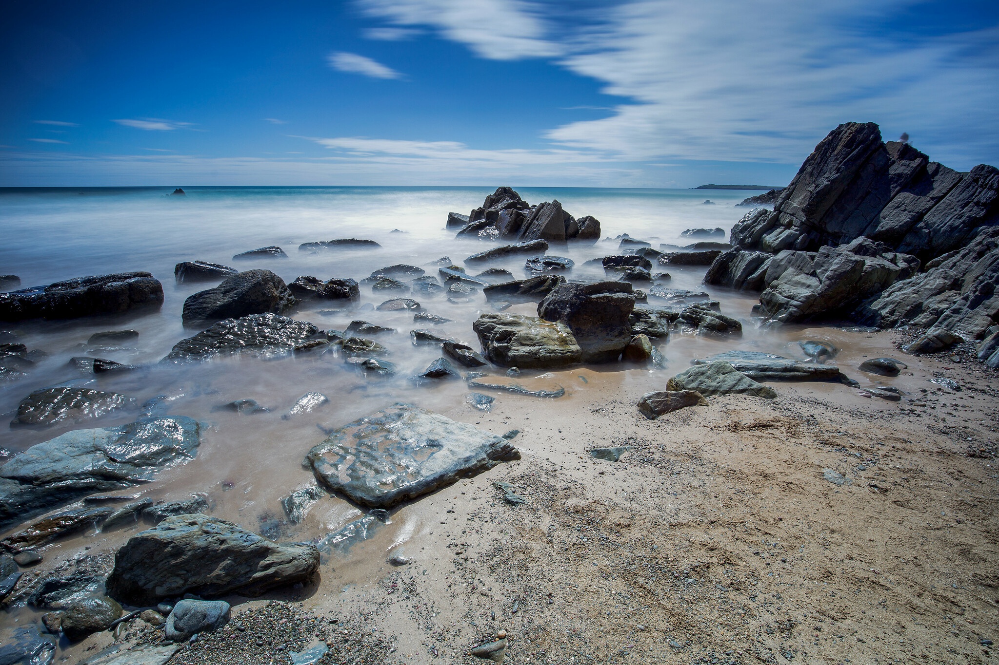 Descarga gratis la imagen Naturaleza, Horizonte, Costa, Océano, Tierra/naturaleza en el escritorio de tu PC