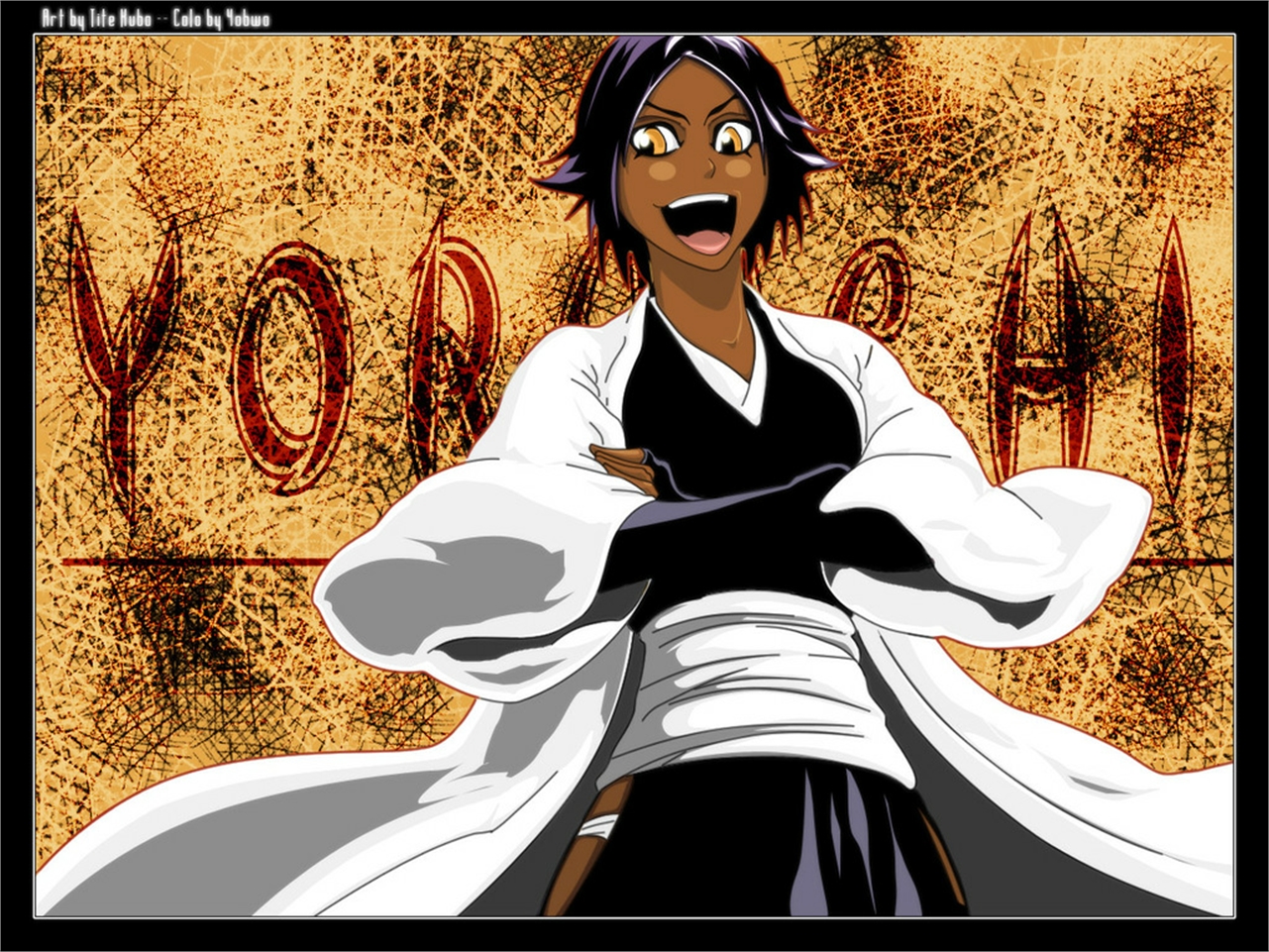 Handy-Wallpaper Bleach, Animes, Yoruichi Shihoin kostenlos herunterladen.