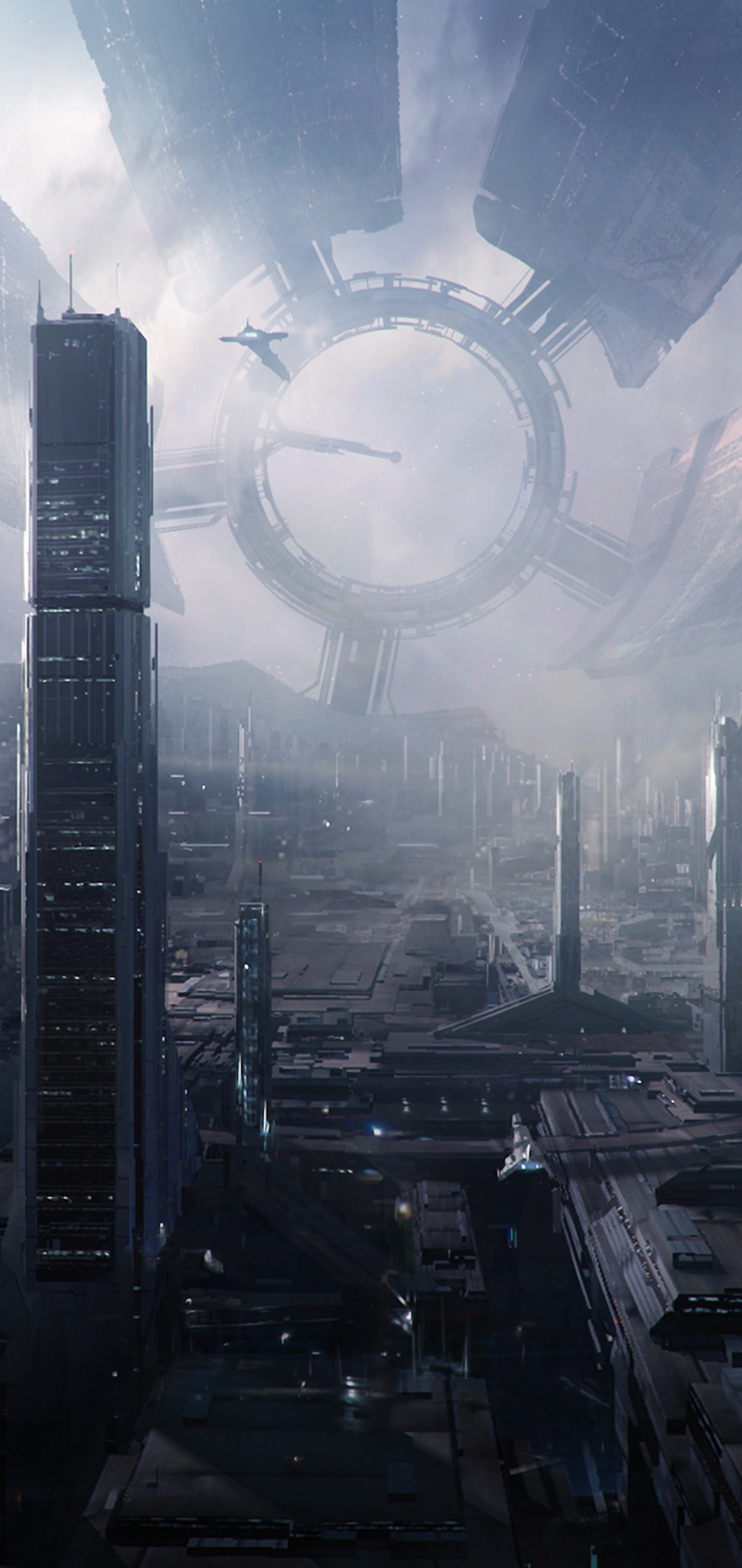 video game, mass effect 2, mass effect, city, spaceship, citadel (mass effect), building wallpapers for tablet
