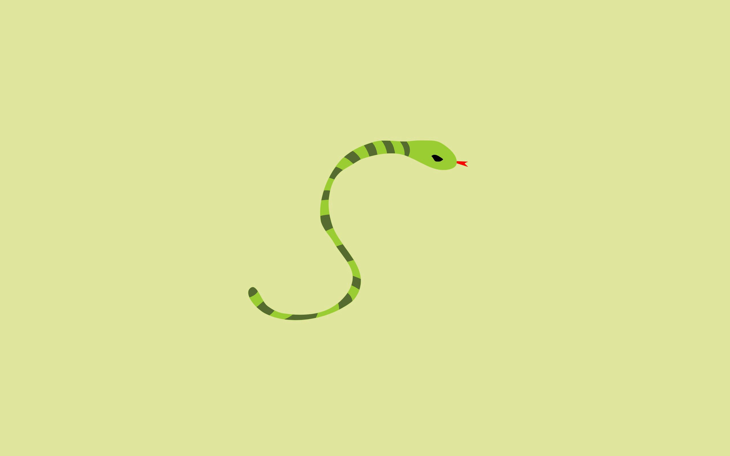 Téléchargez gratuitement l'image Serpent, Art, Vecteur, Minimalisme sur le bureau de votre PC