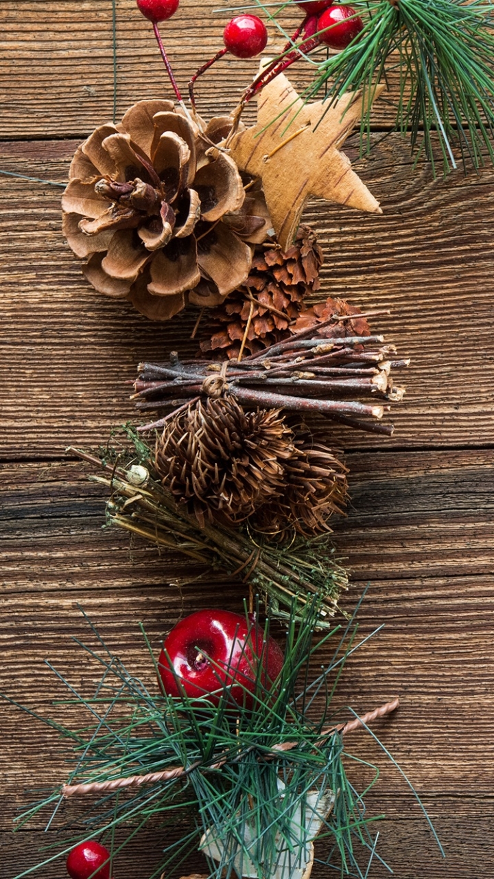 Handy-Wallpaper Feiertage, Weihnachten, Holz, Weihnachtsschmuck kostenlos herunterladen.