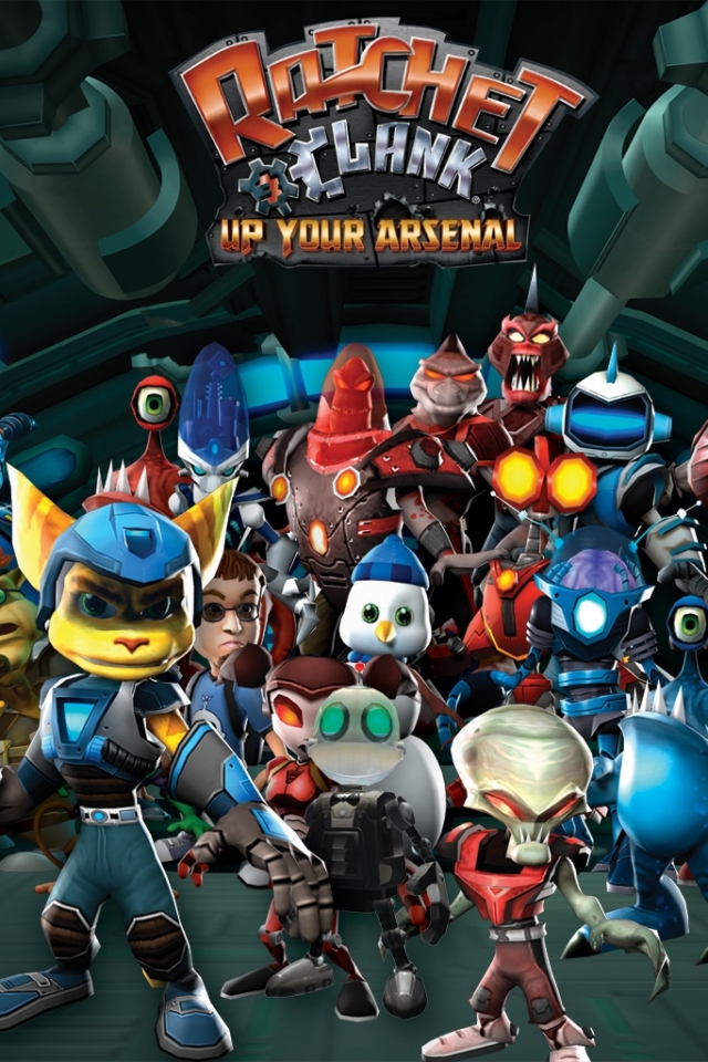 video game, ratchet & clank: up your arsenal, ratchet & clank HD wallpaper