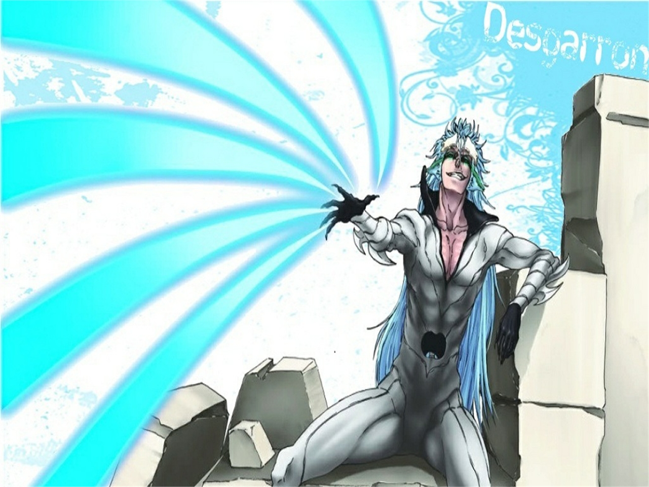 Handy-Wallpaper Bleach, Animes, Grimmjow Jaegerjaquez kostenlos herunterladen.