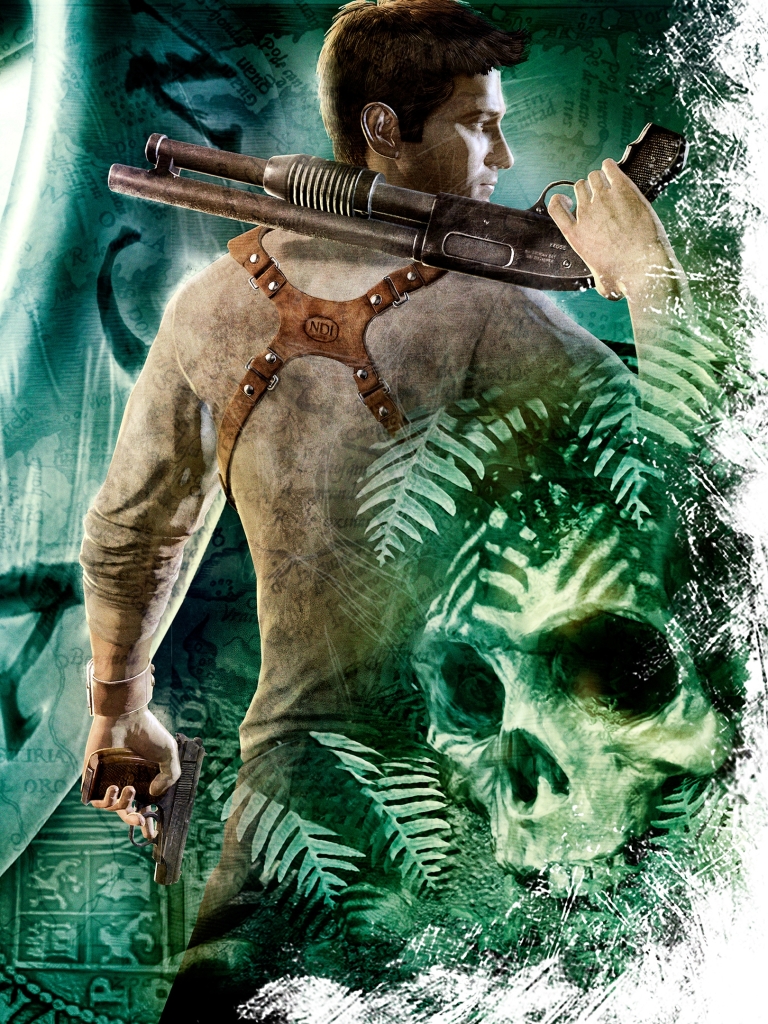video game, uncharted: drake's fortune, uncharted iphone wallpaper