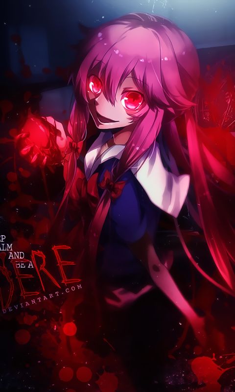 Download mobile wallpaper Anime, Yuno Gasai, Mirai Nikki for free.