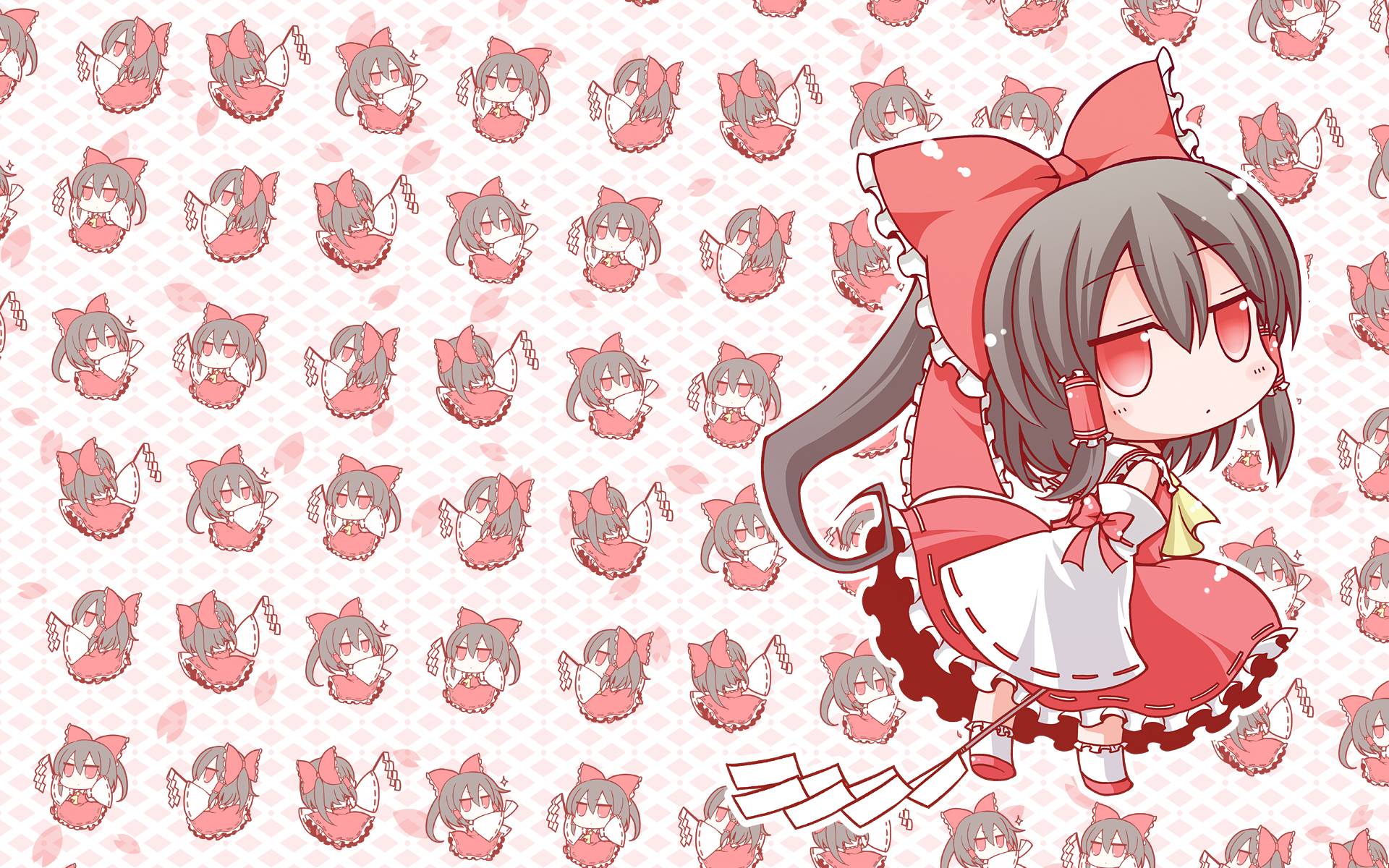 Handy-Wallpaper Animes, Tuhu, Reimu Hakurei kostenlos herunterladen.