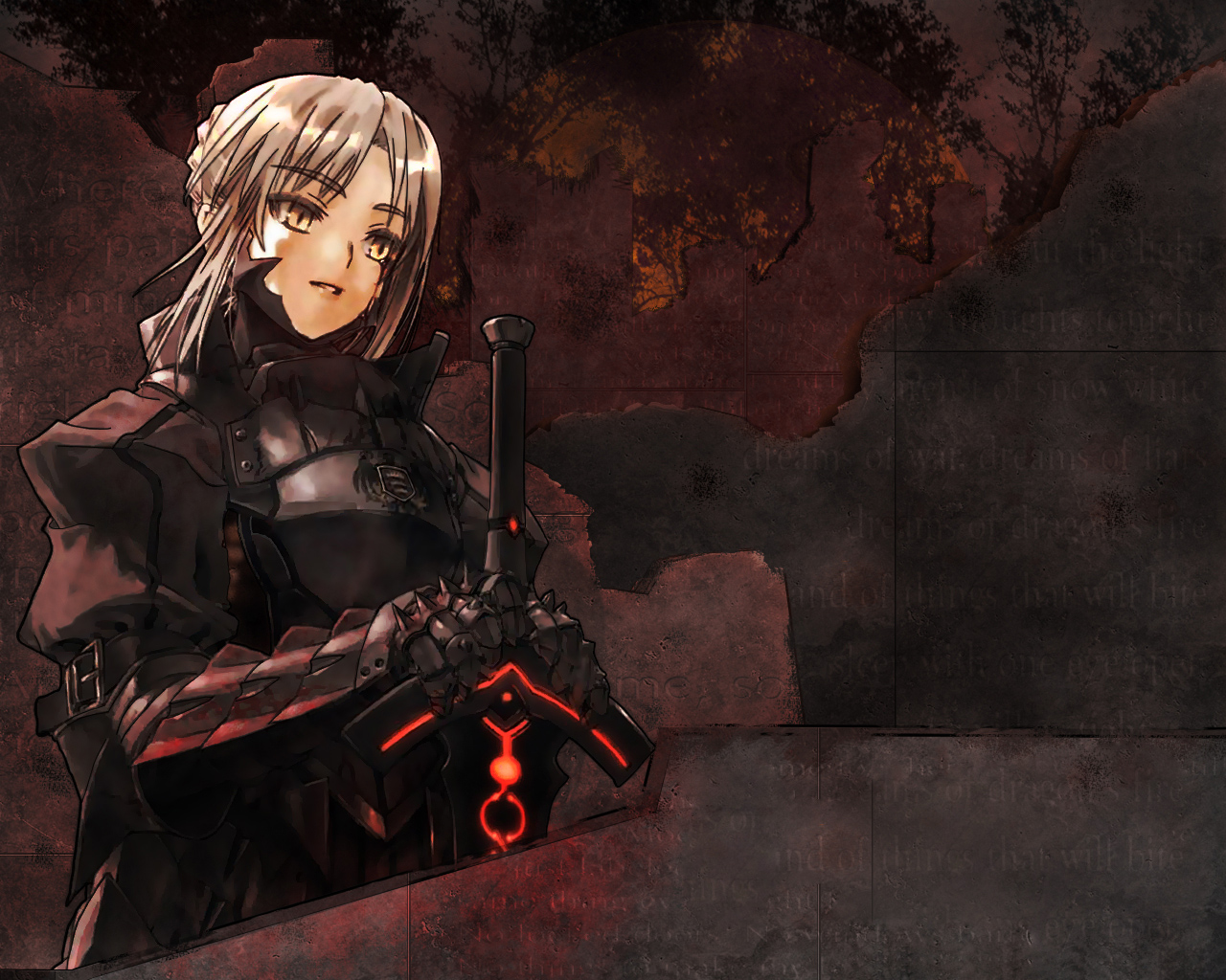 anime, fate/stay night, saber alter