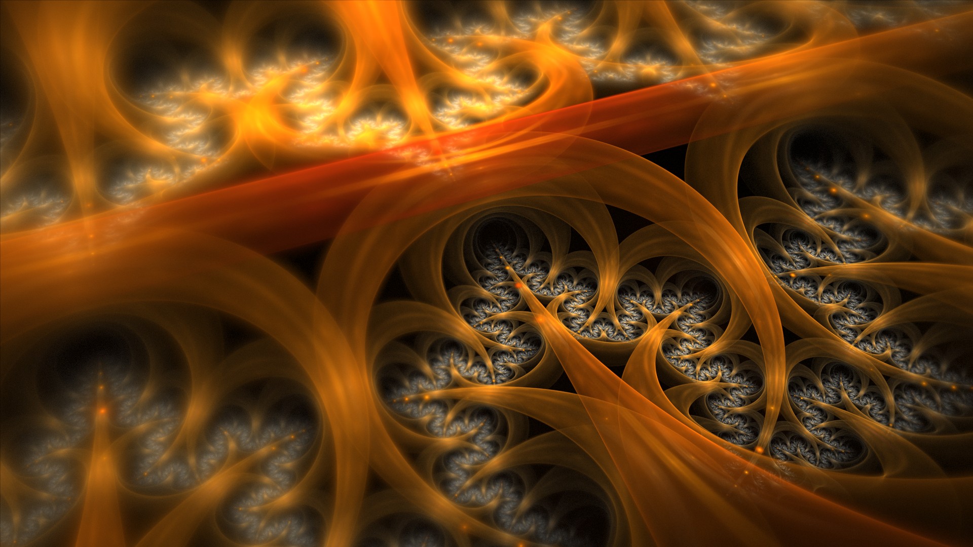 Free download wallpaper Abstract, Fractal, Orange (Color) on your PC desktop