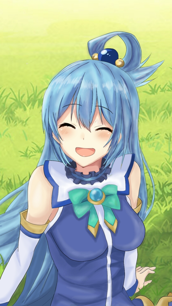 Baixar papel de parede para celular de Anime, Cabelo Azul, Konosuba: As Bençãos De Deus Neste Mundo Maravilhoso, Aqua (Konosuba), Konosuba gratuito.