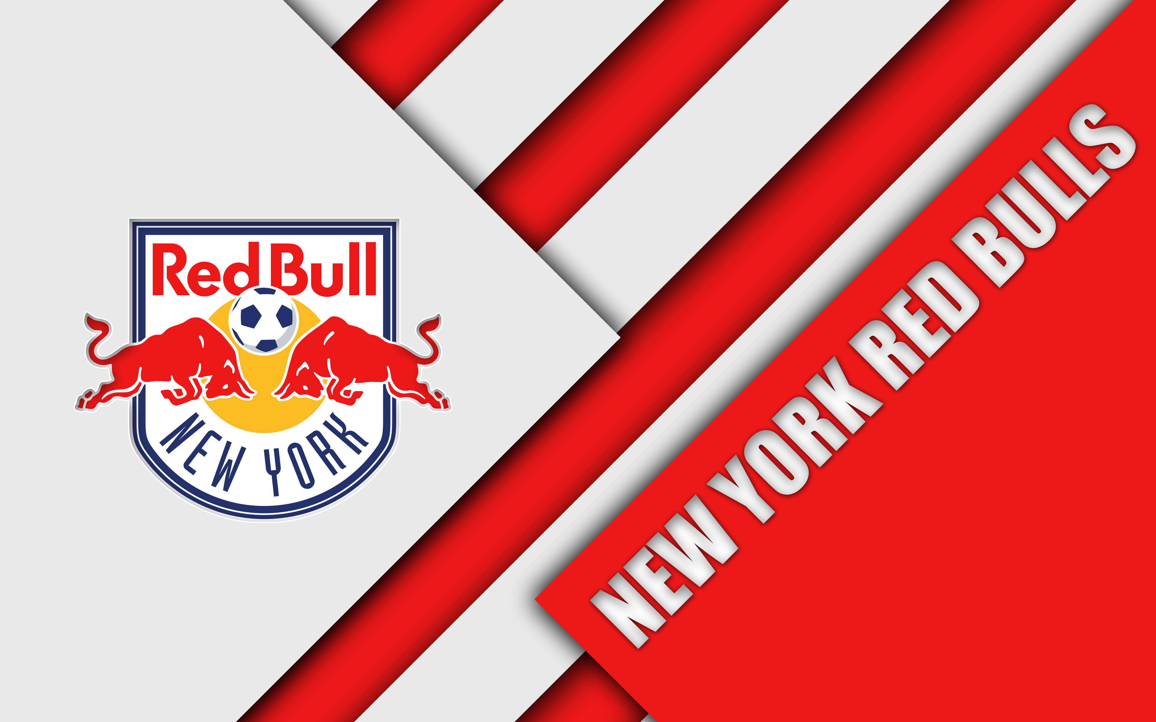 Baixar papel de parede para celular de Esportes, Futebol, Logotipo, Emblema, Mls, Red Bulls De Nova York gratuito.