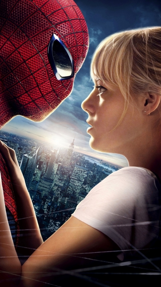 Handy-Wallpaper Filme, The Amazing Spider Man, Spider Man, Gwen Stacy kostenlos herunterladen.