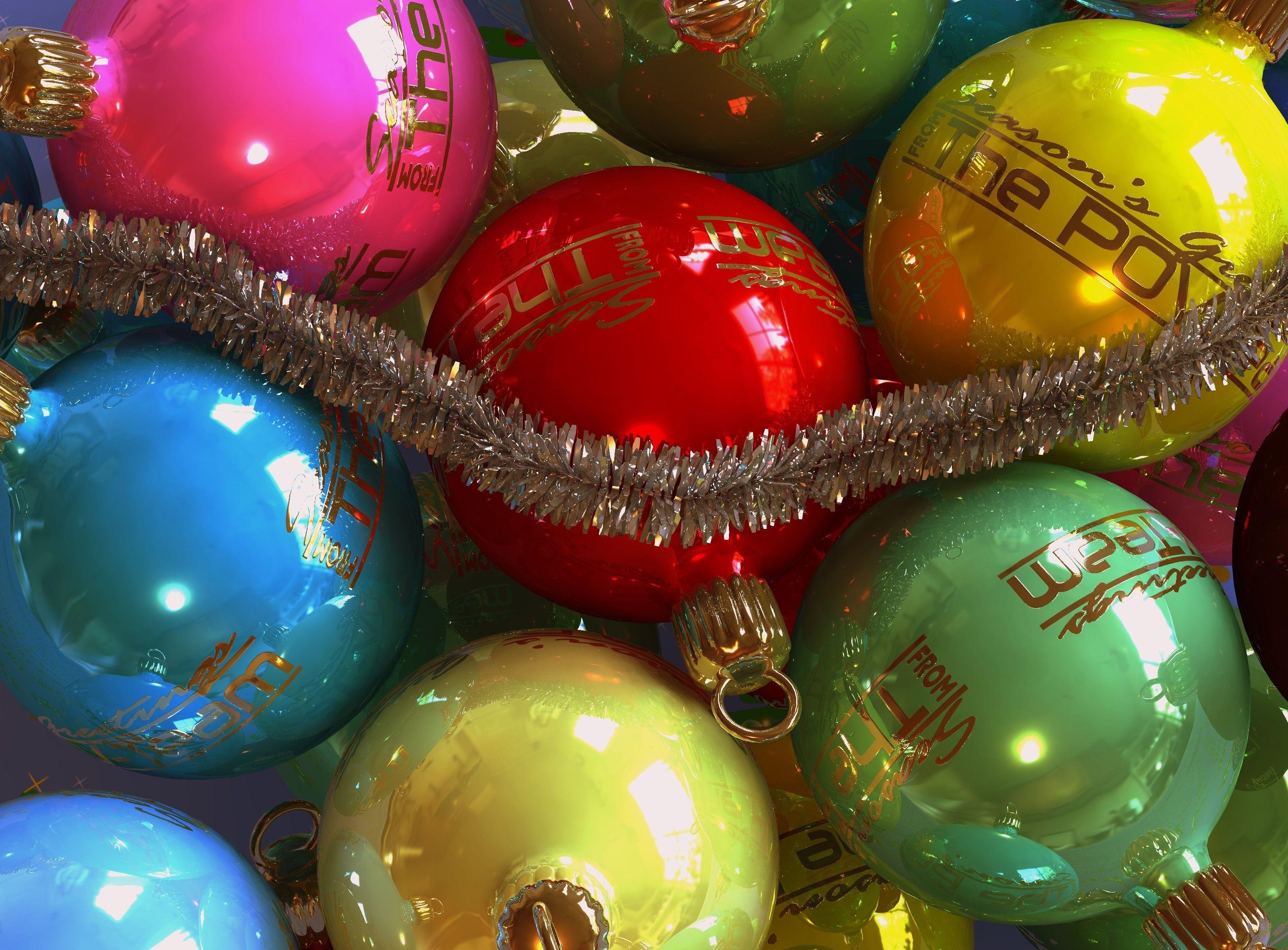 christmas decorations, christmas, holidays, new year, holiday, christmas tree toys, tinsel