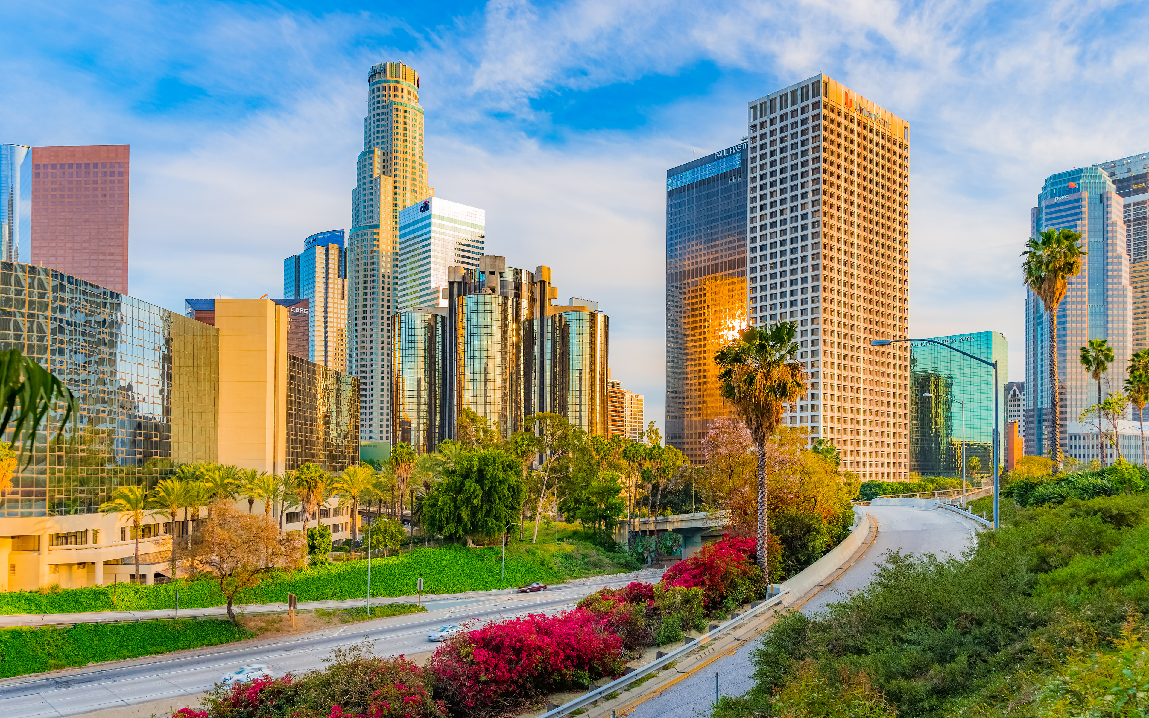 Free download wallpaper Cities, City, Los Angeles, Man Made on your PC desktop