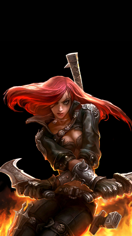 Download mobile wallpaper Katarina (League Of Legends), League Of Legends, Video Game for free.