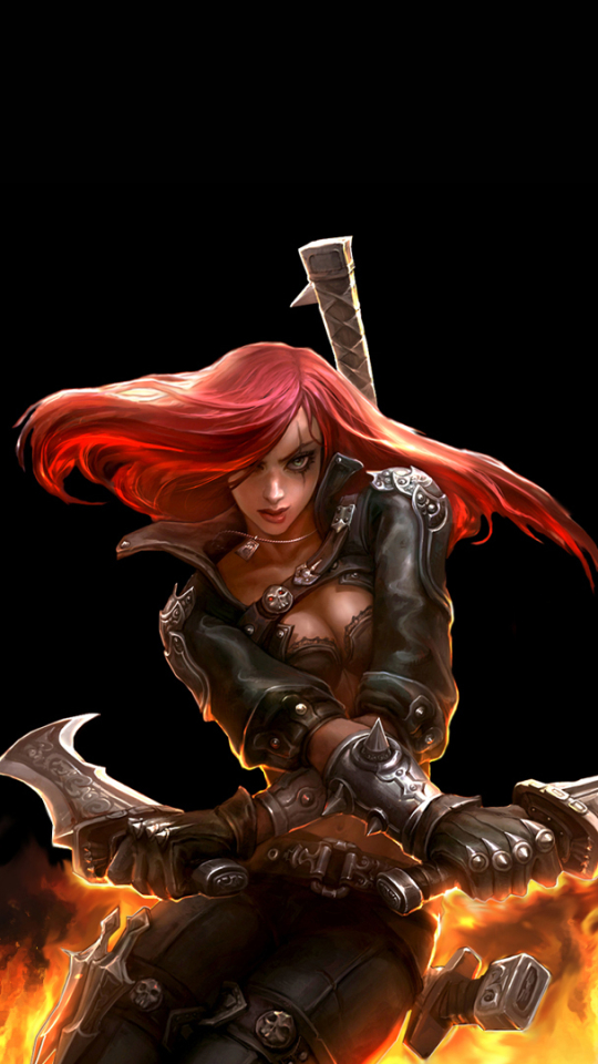 Descarga gratuita de fondo de pantalla para móvil de League Of Legends, Videojuego, Katarina (Liga De Leyendas).