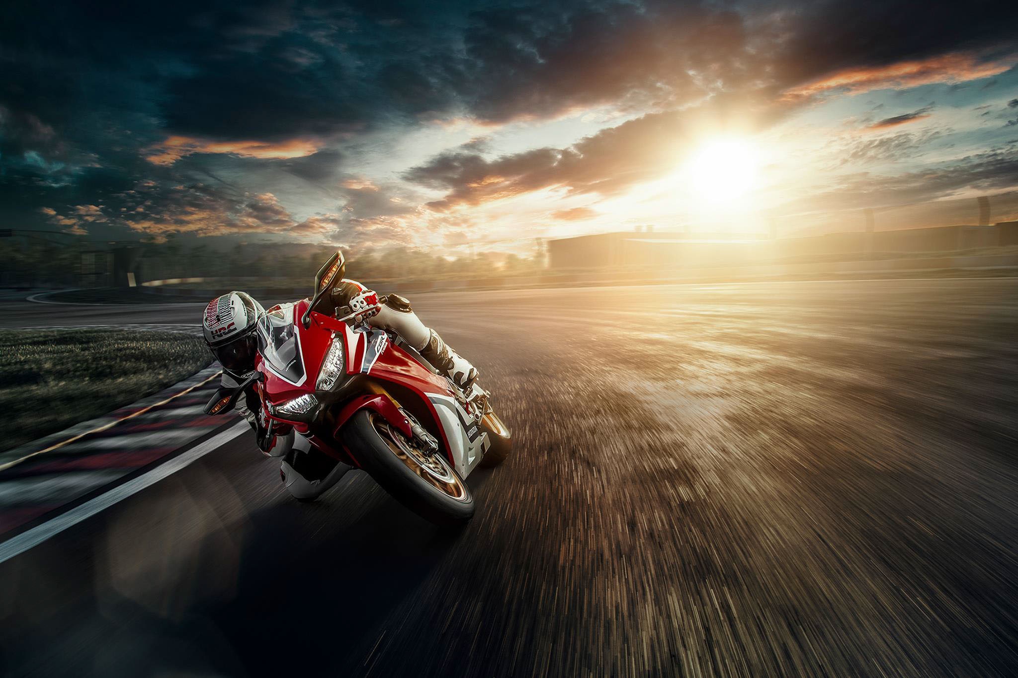 Download mobile wallpaper Sports, Honda, Motorcycle, Bike, Racing, Motorcycle Racing for free.