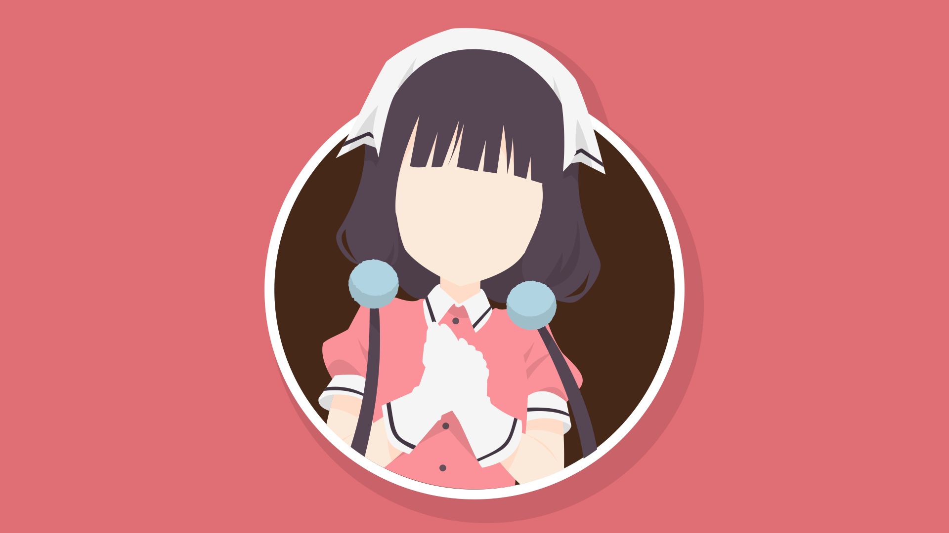 Free download wallpaper Anime, Minimalist, Maika Sakuranomiya, Blend S on your PC desktop