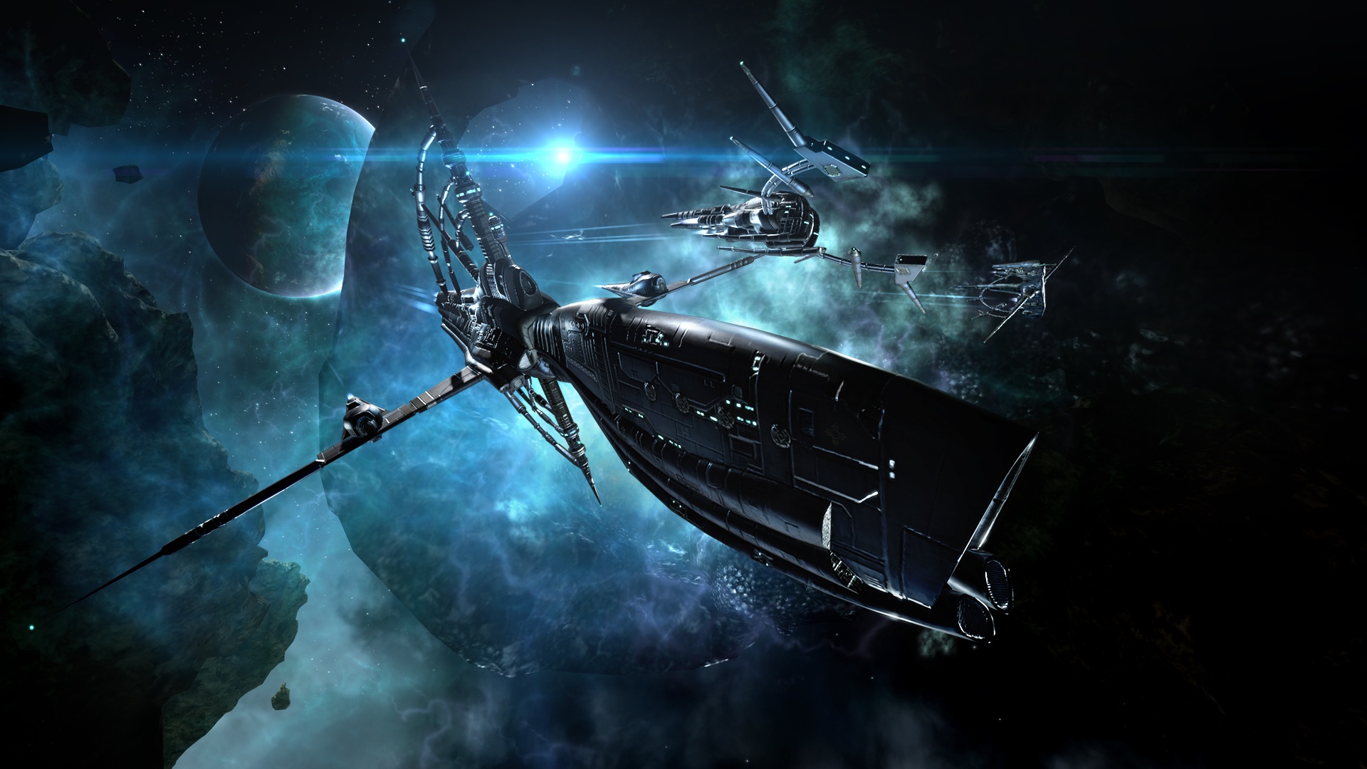 Laden Sie das Raumschiff, Weltraum, Computerspiele, Eve Online-Bild kostenlos auf Ihren PC-Desktop herunter