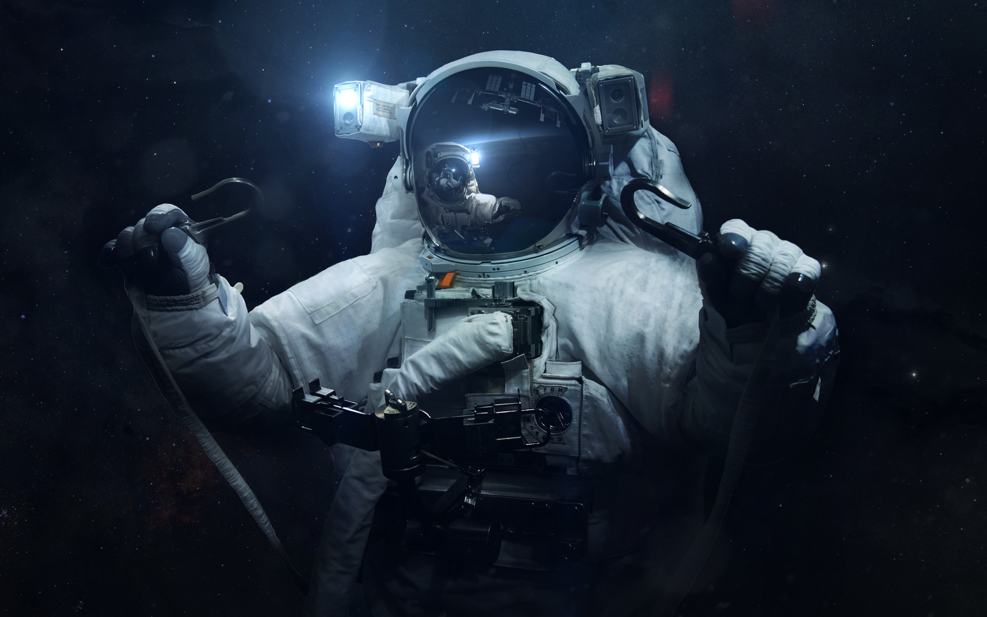 Descarga gratuita de fondo de pantalla para móvil de Ciencia Ficción, Astronauta.