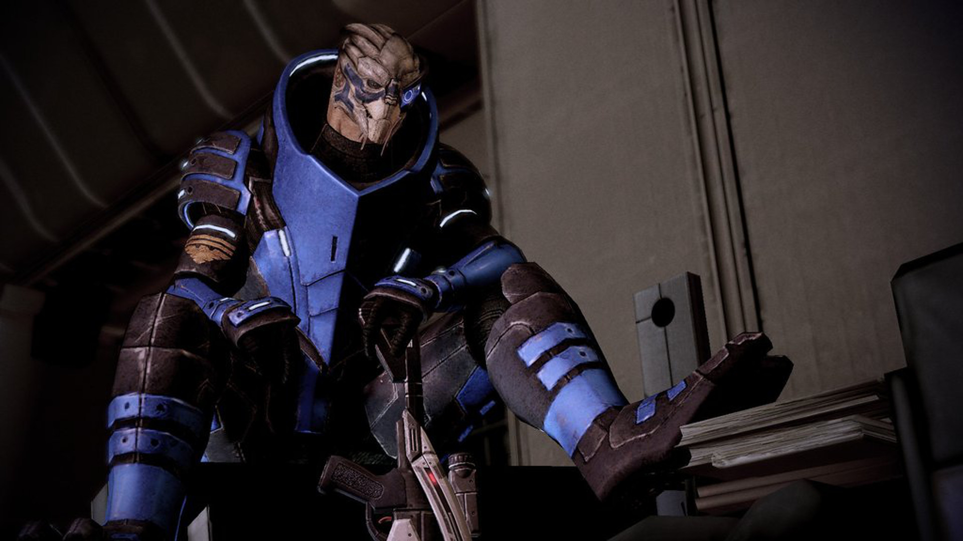 Baixar papel de parede para celular de Garrus Vakarian, Mass Effect, Videogame gratuito.
