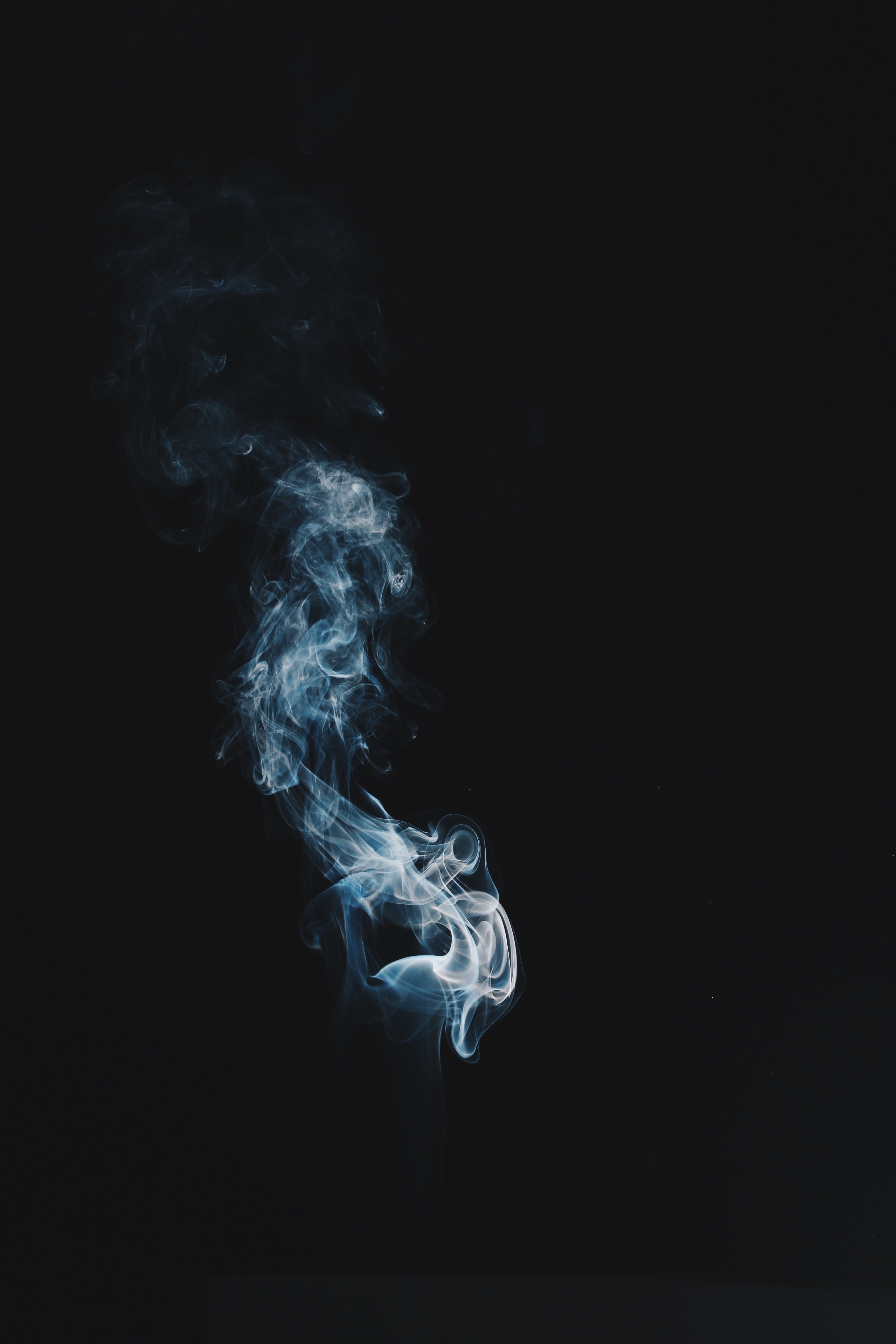 Download mobile wallpaper Clot, Shroud, Colored Smoke, Coloured Smoke, Smoke, Abstract, Darkness, Dark for free.