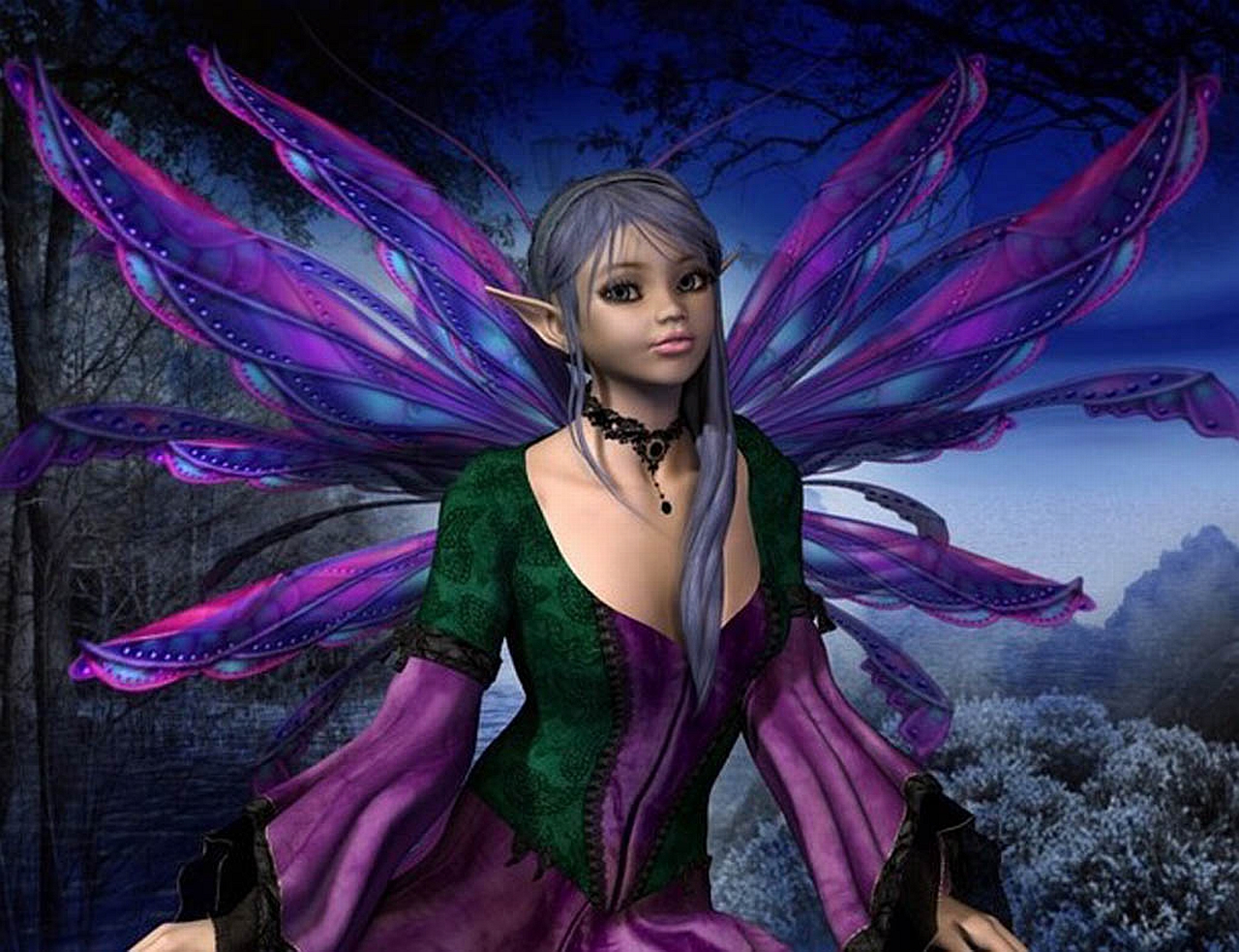 Download mobile wallpaper Fantasy, Elf, Fairy for free.