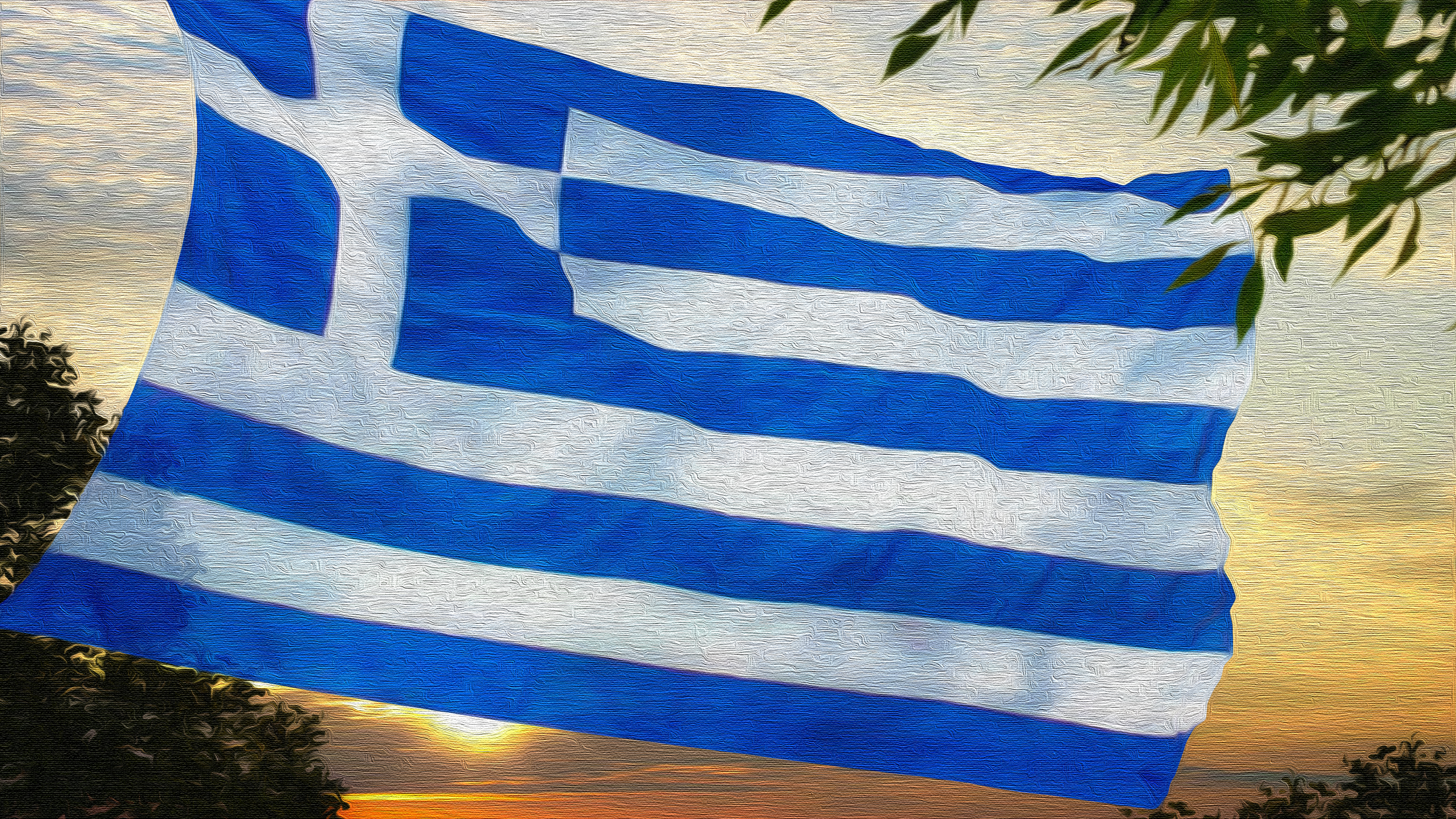 Baixar papel de parede para celular de Bandeiras, Miscelânea, Bandeira, Bandeira Da Grécia gratuito.
