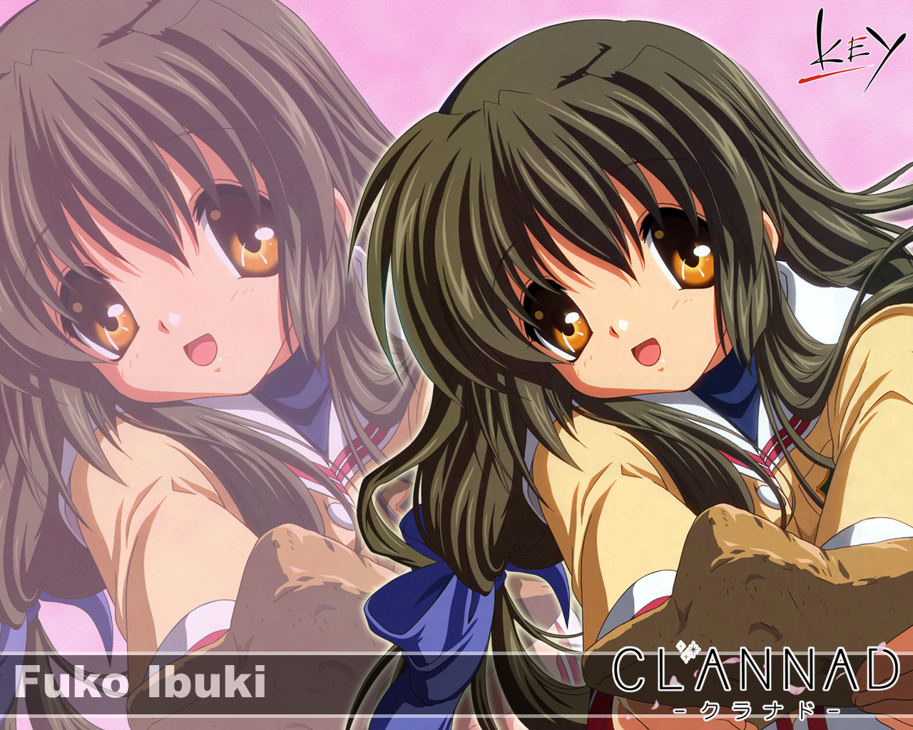 Handy-Wallpaper Animes, Clannad, Fuuko Ibuki kostenlos herunterladen.