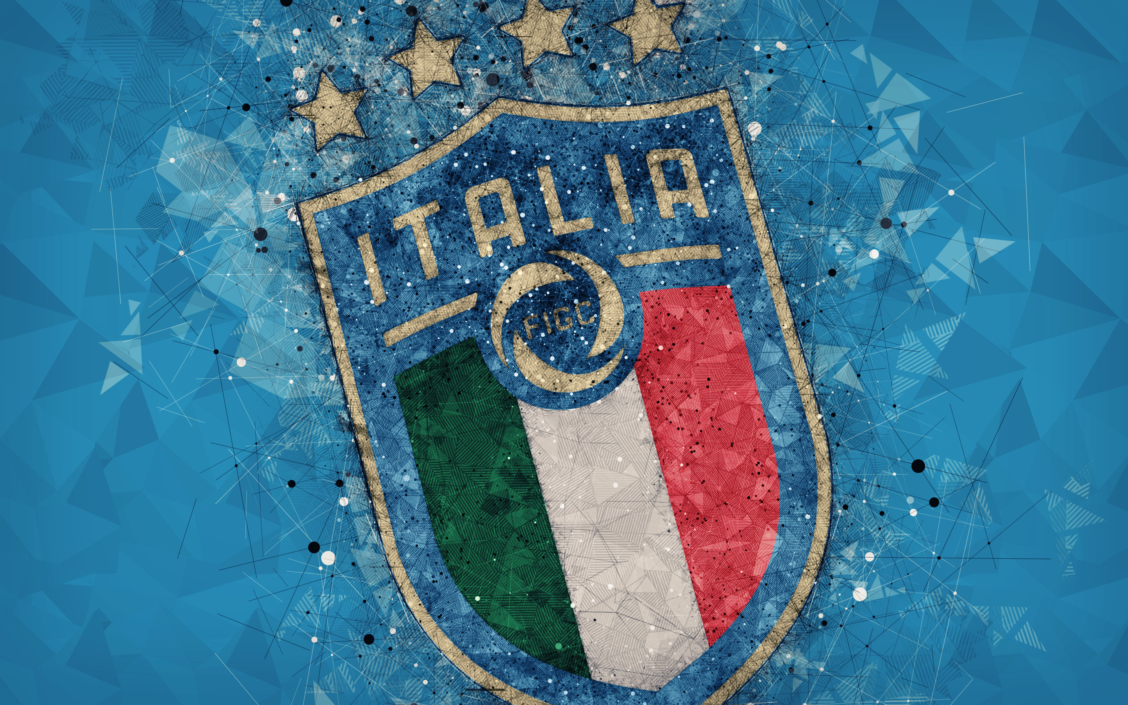 Популярні заставки і фони Збірна Італії З Футболу на комп'ютер