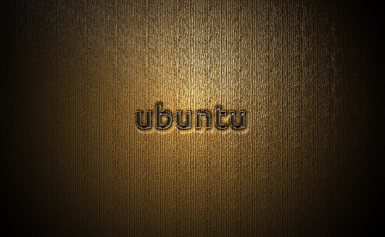 549519 descargar imagen tecnología, ubuntu, marrón, oscuro, madera: fondos de pantalla y protectores de pantalla gratis