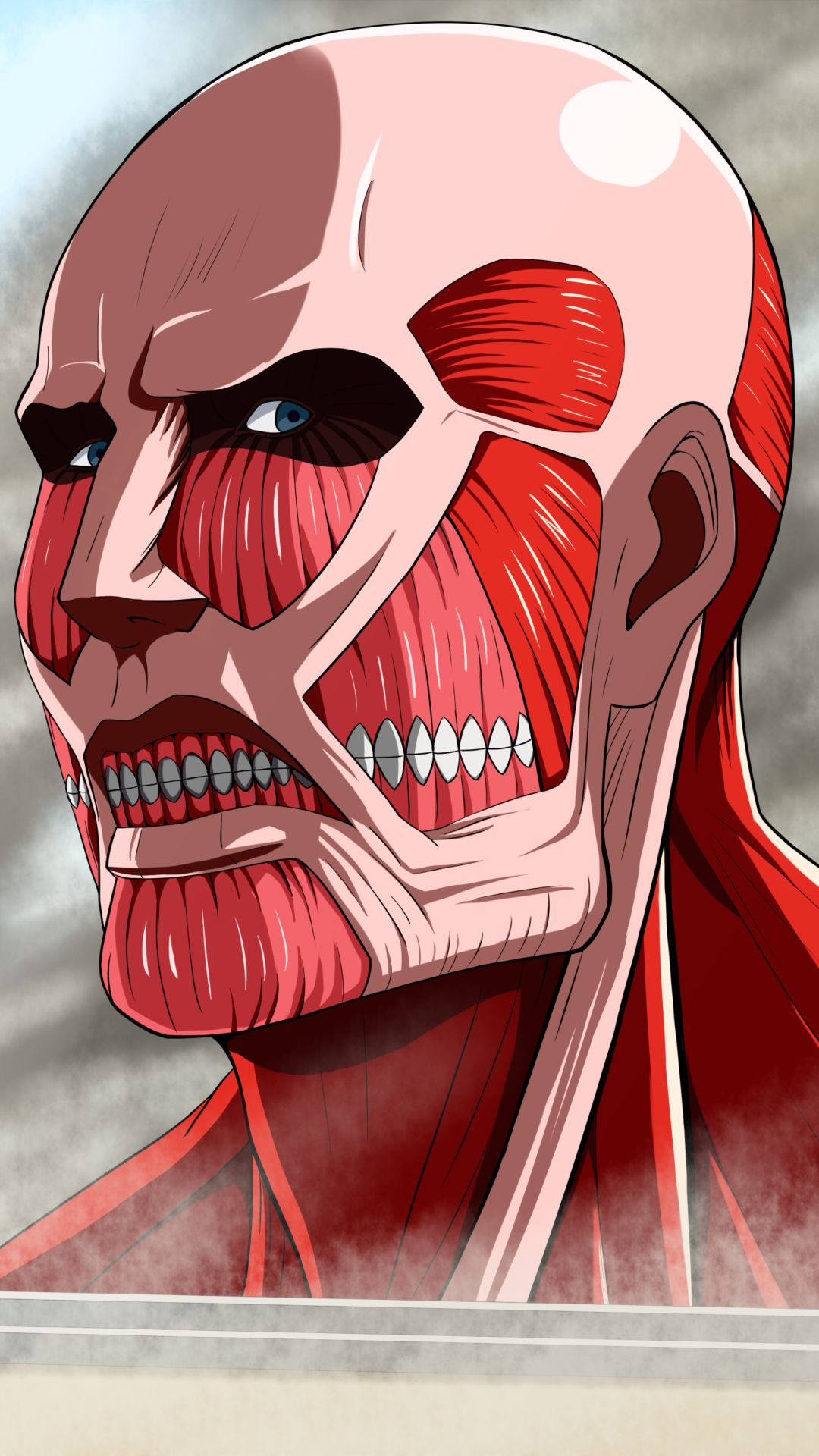 Download mobile wallpaper Anime, Crossover, Attack On Titan, Colossal Titan for free.