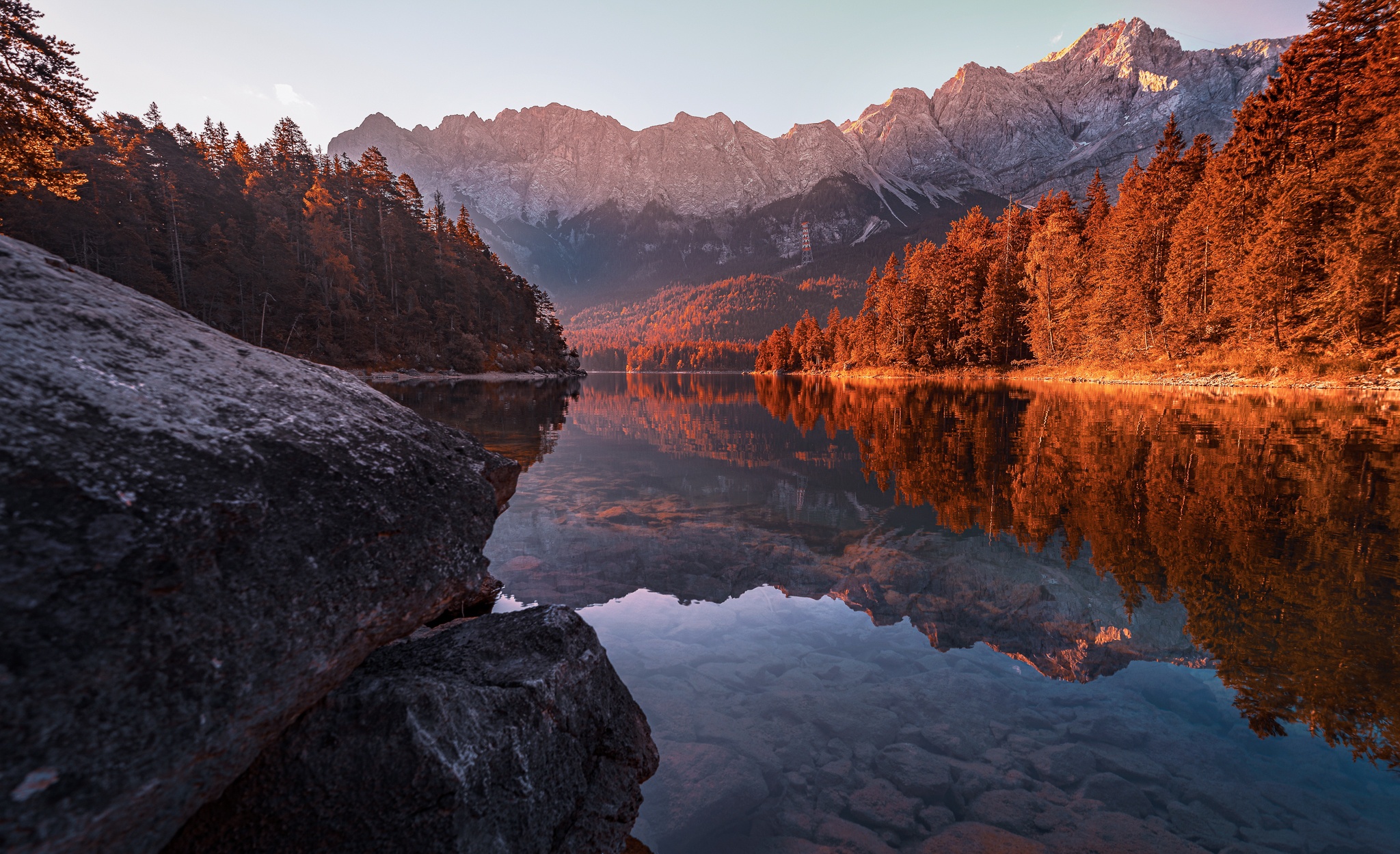 Скачать картинку Природа, Осень, Озера, Озеро, Отражение, Германия, Земля/природа в телефон бесплатно.