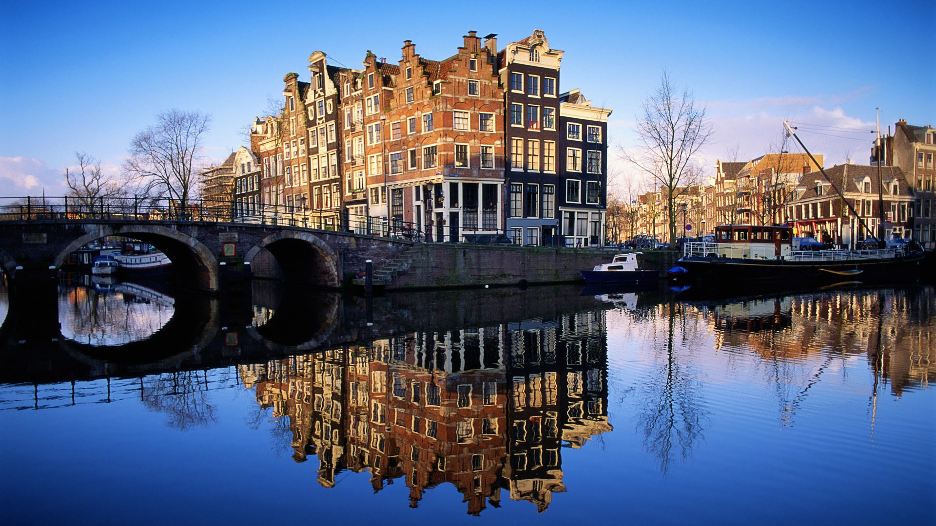 178283 завантажити картинку створено людиною, міст, амстердам, нідерланди, мости - шпалери і заставки безкоштовно