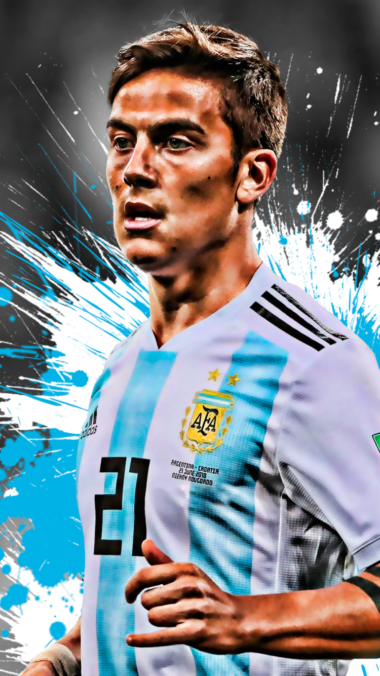Handy-Wallpaper Sport, Fußball, Argentinische Fußballnationalmannschaft, Paulo Dybala kostenlos herunterladen.