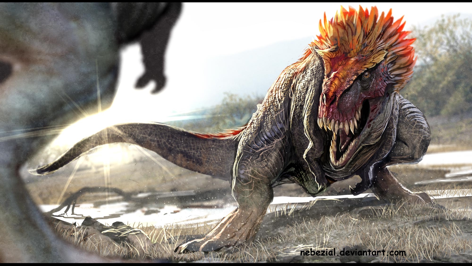 338610 Bild herunterladen tiere, tyrannosaurus rex, dinosaurier - Hintergrundbilder und Bildschirmschoner kostenlos
