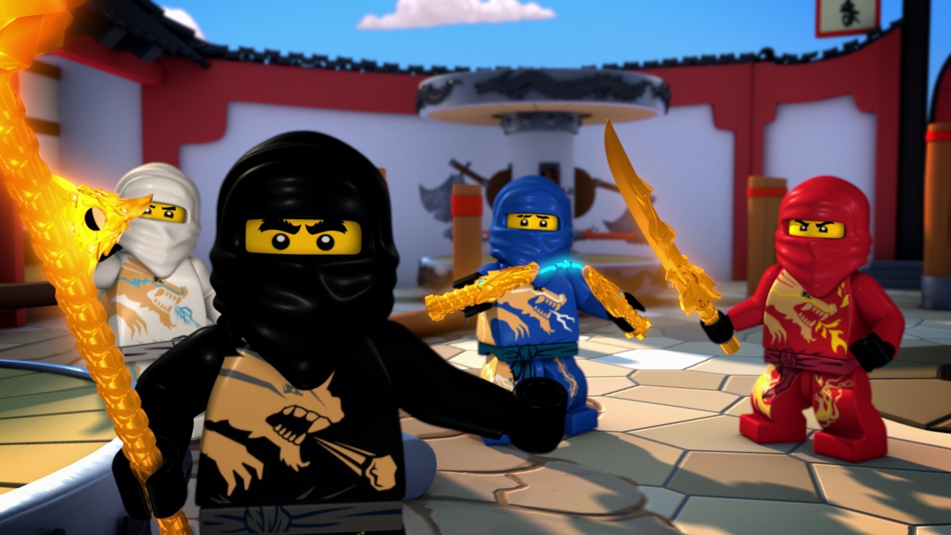 328368 Hintergrundbild herunterladen fernsehserien, lego ninjago: masters of spinjitzu, kohl (ninjago), jay walker, kai (ninjago), lego, zane (ninjago) - Bildschirmschoner und Bilder kostenlos
