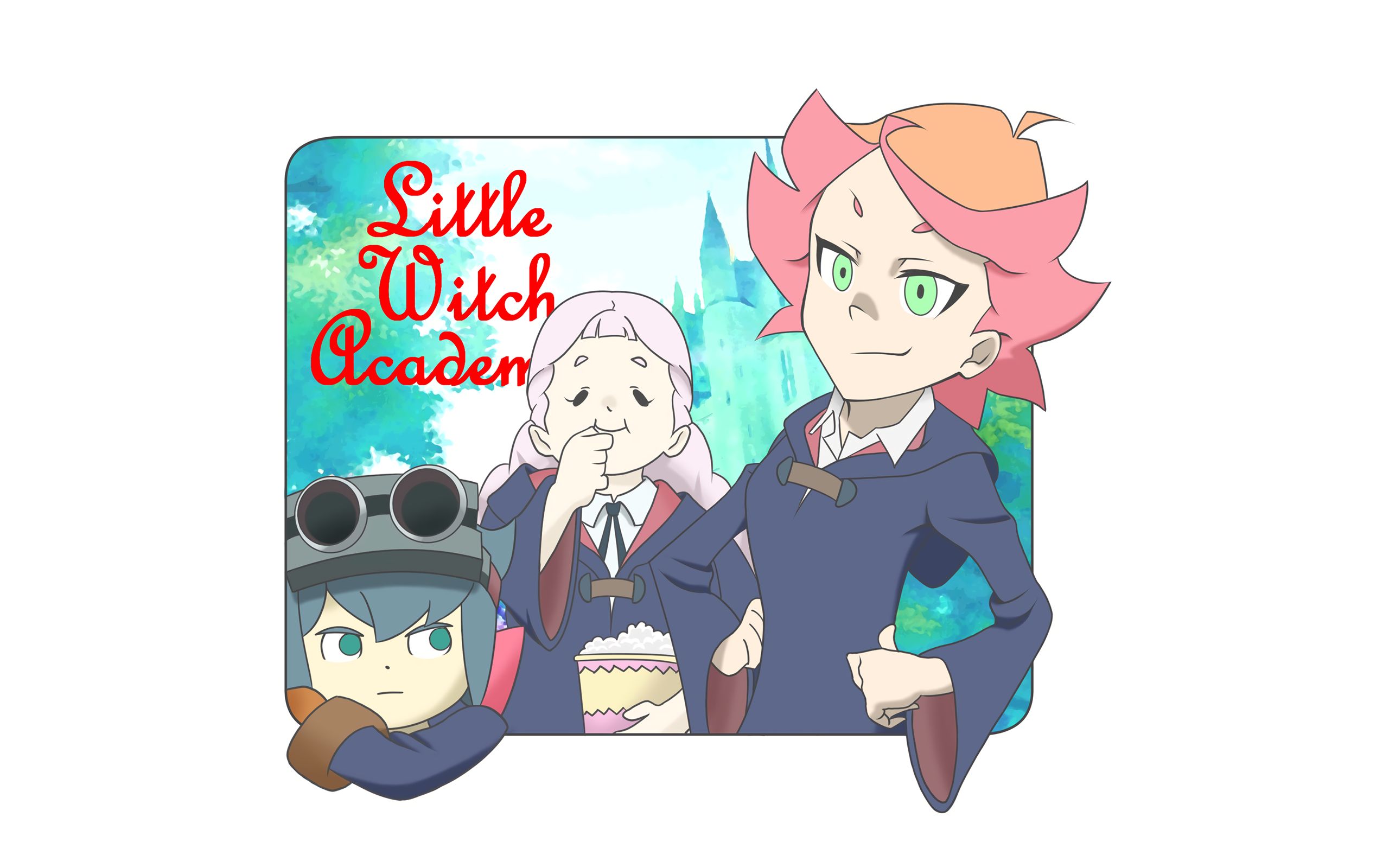 Laden Sie das Animes, Little Witch Academia-Bild kostenlos auf Ihren PC-Desktop herunter