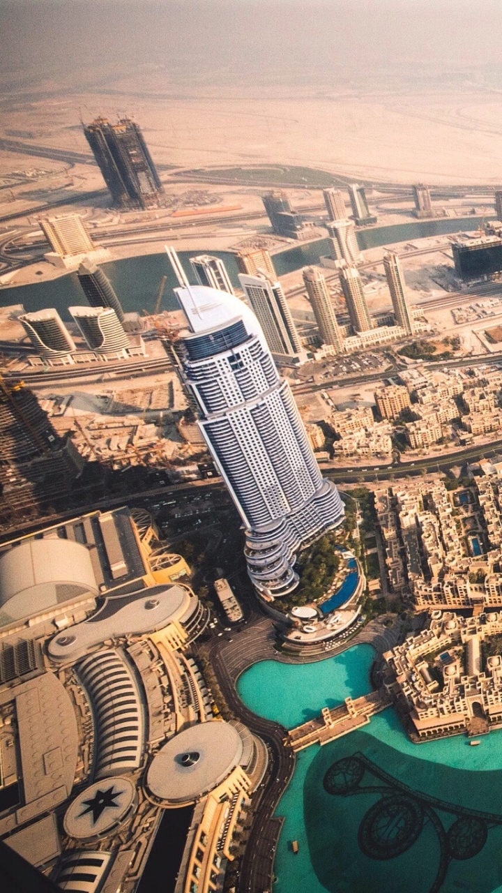 Скачати мобільні шпалери Міста, Хмарочос, Дубай, Створено Людиною безкоштовно.