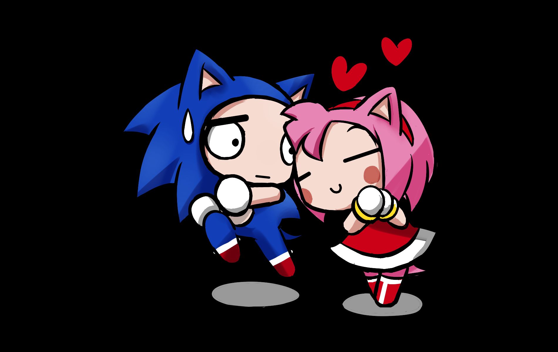 video game, sonic the hedgehog, amy rose, sonic