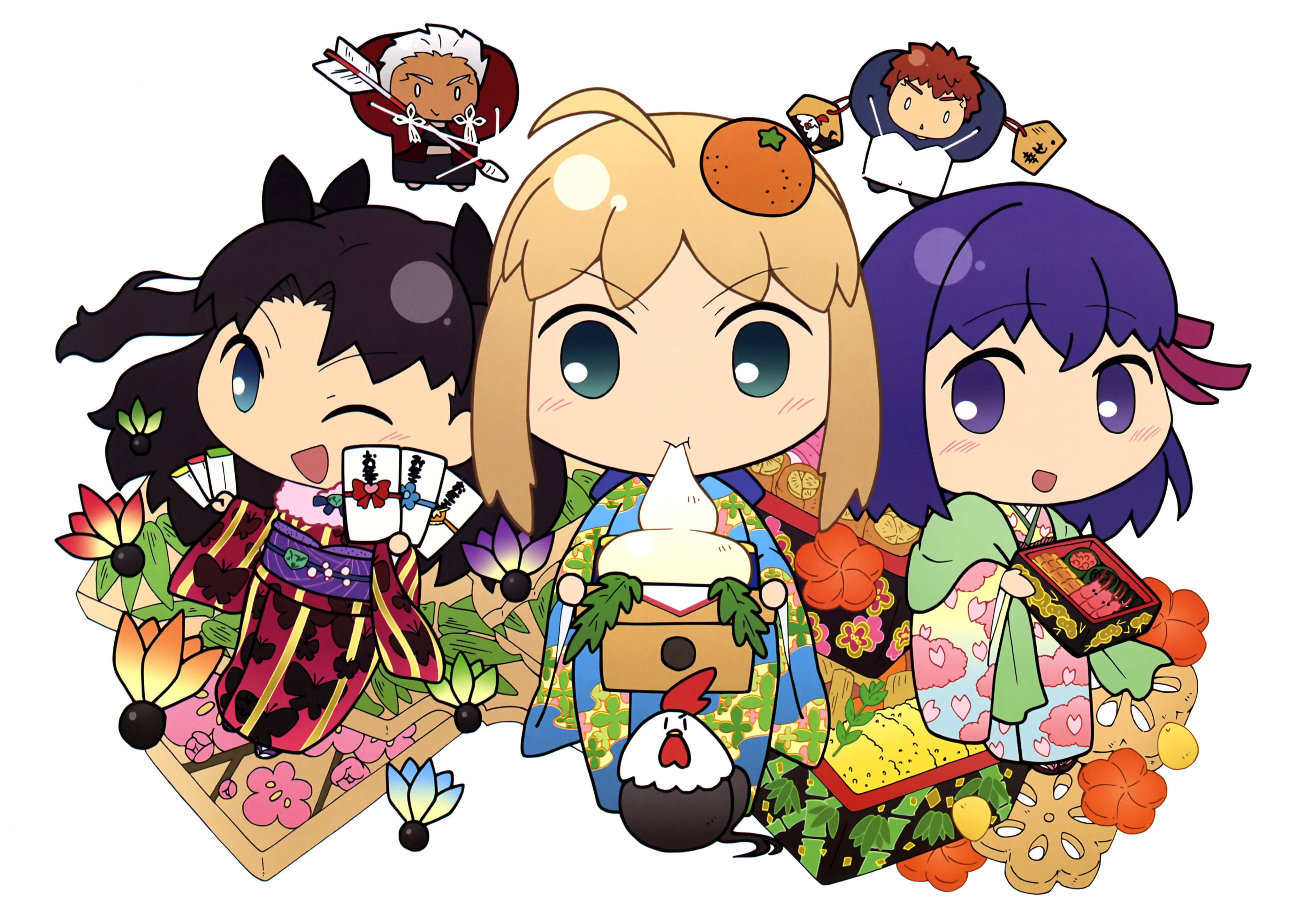 Free download wallpaper Anime, Saber (Fate Series), Fate/stay Night, Shirou Emiya, Archer (Fate/stay Night), Rin Tohsaka, Sakura Matou, Fate Series on your PC desktop