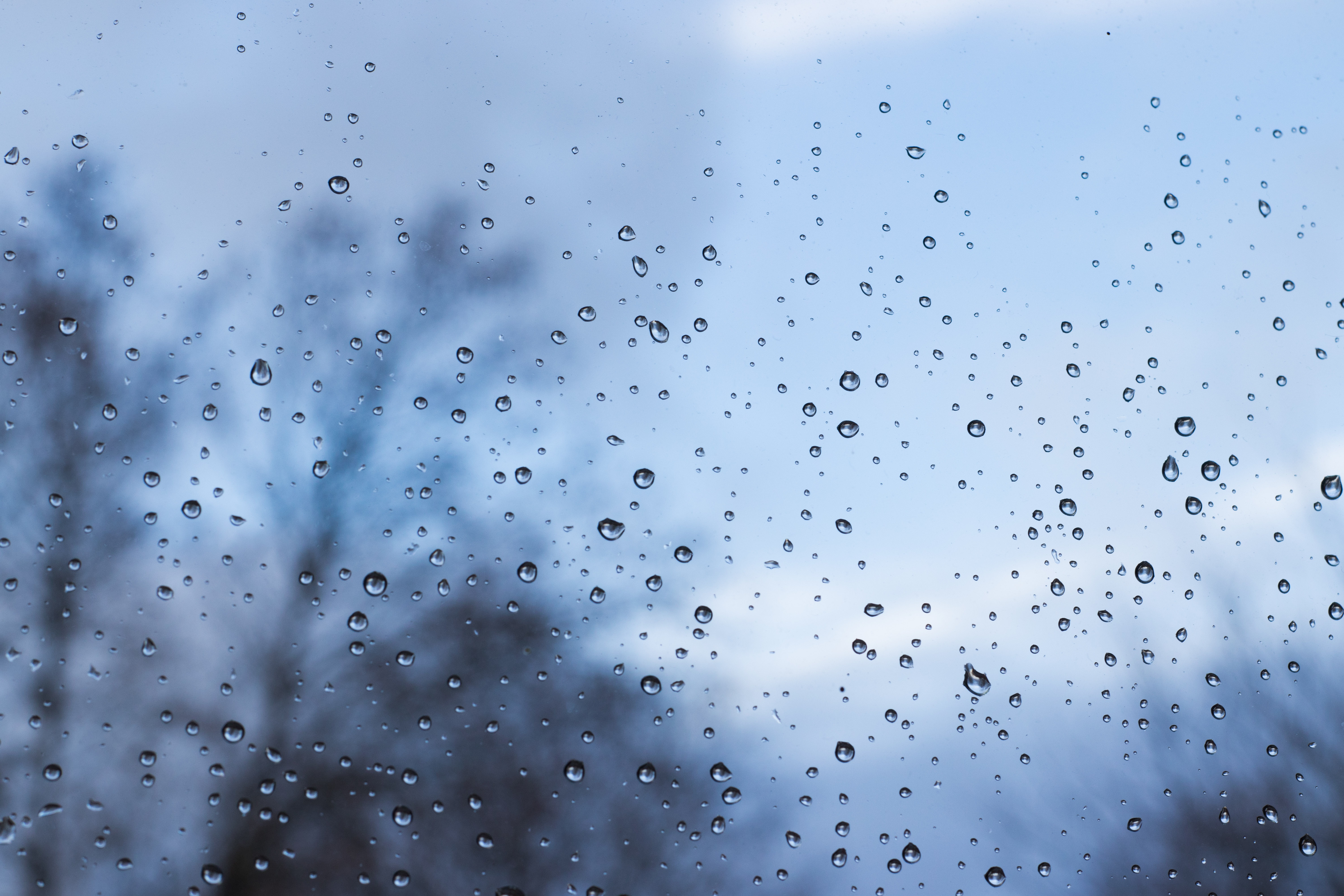 rain, drops, macro, wet, blur, smooth, glass, window, humid